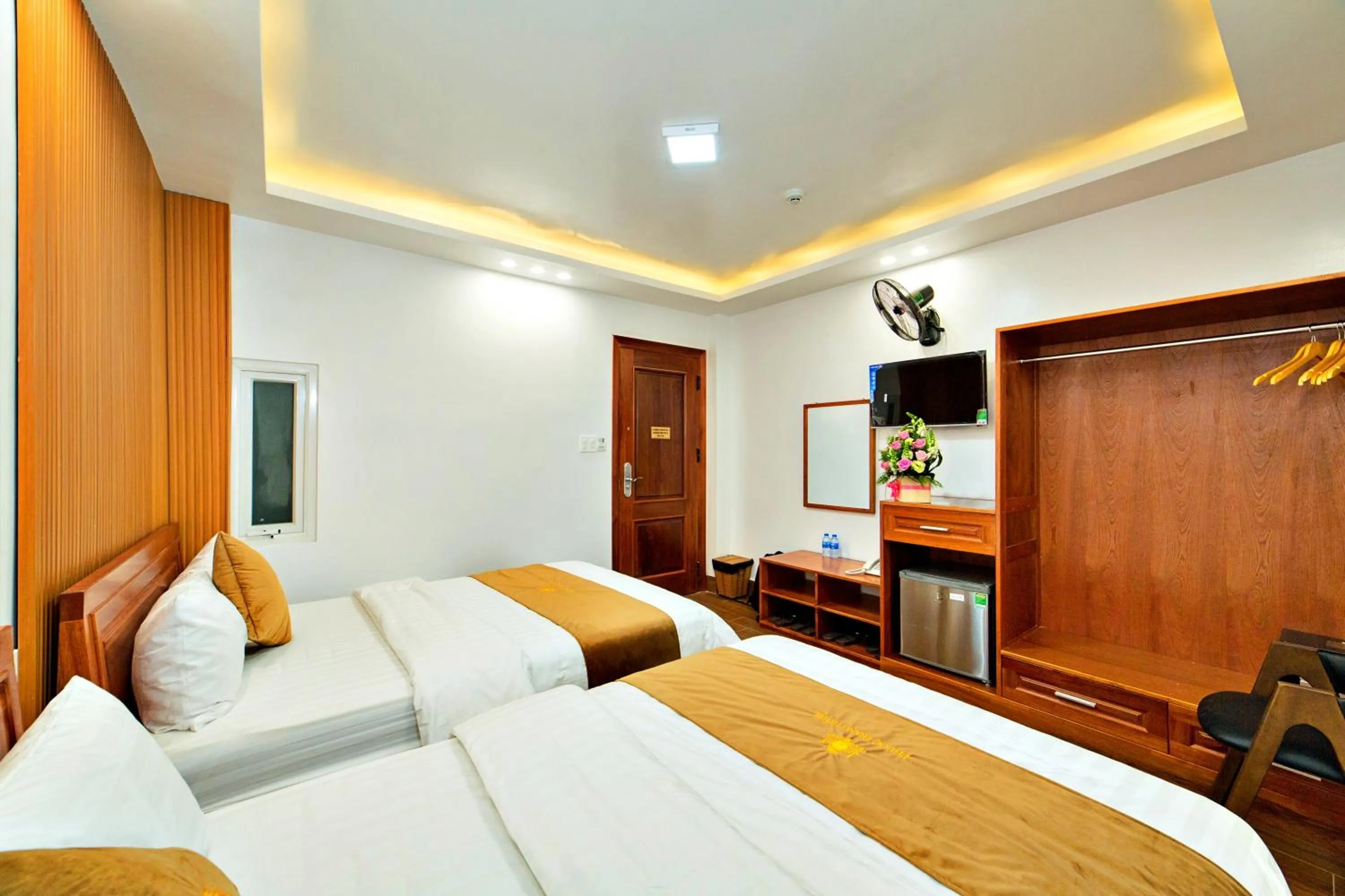 Bed in S79 Pho Hoa Hotel