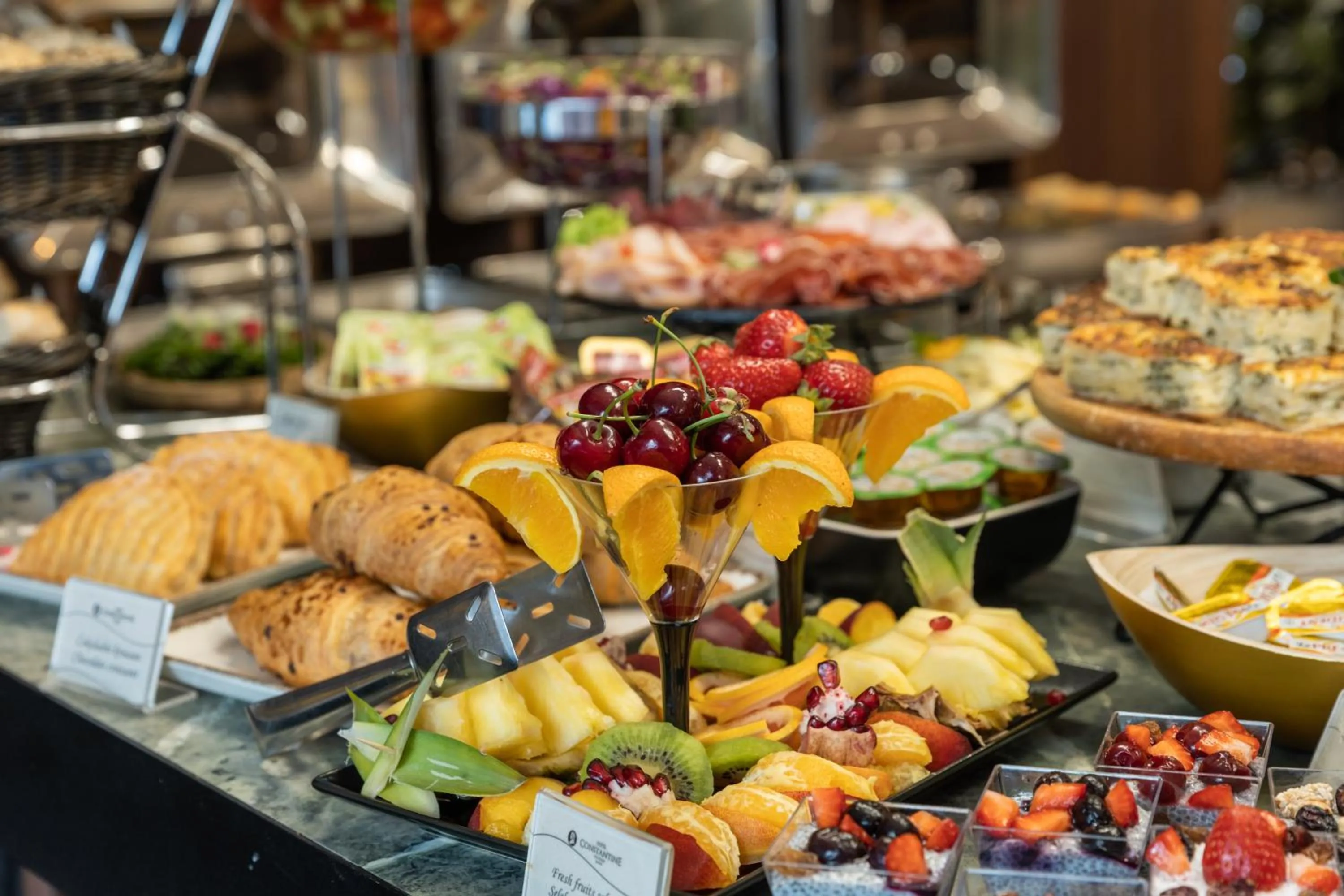 Buffet breakfast in Hotel Constantine the Great