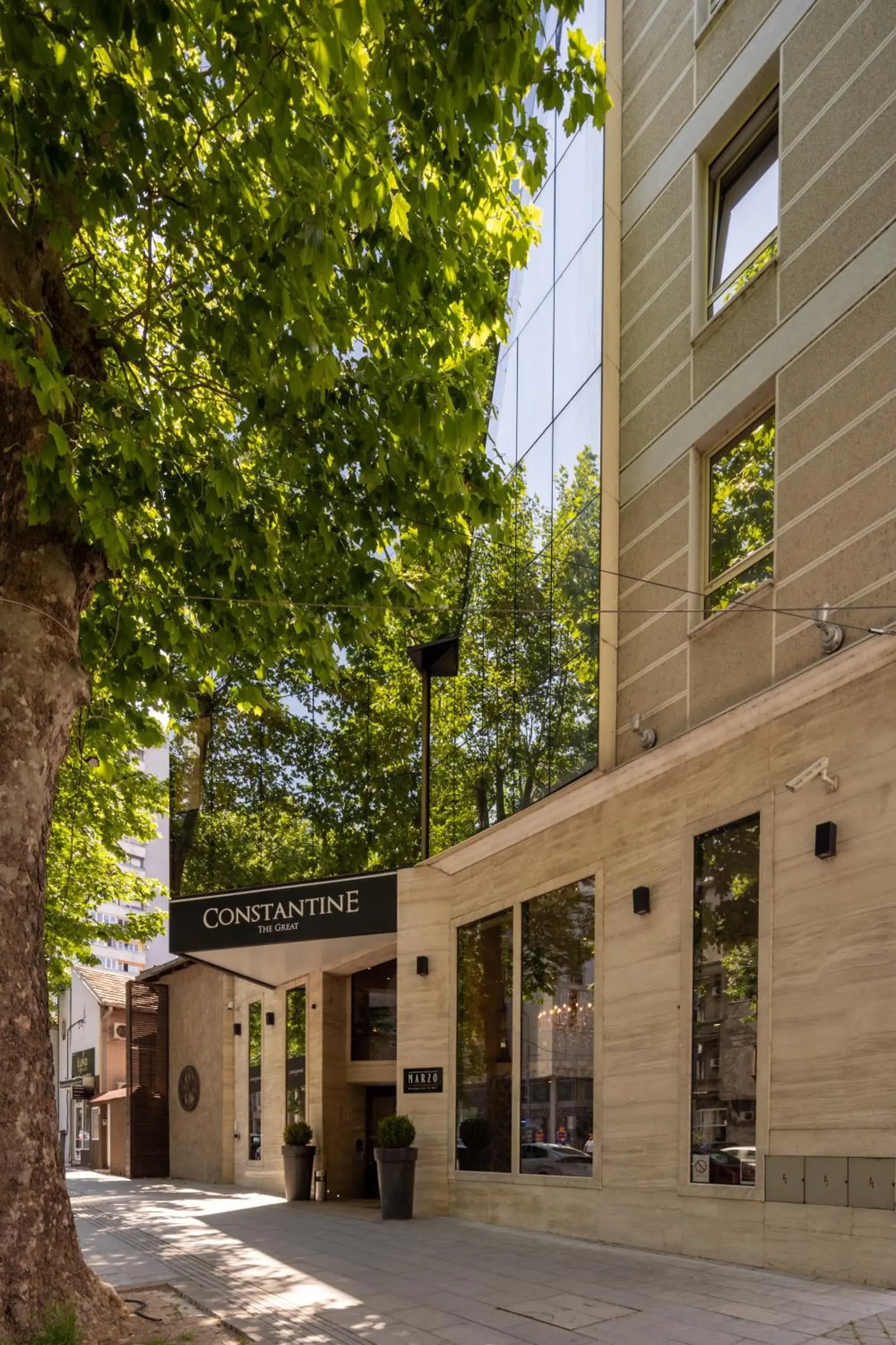 Facade/entrance in Hotel Constantine the Great Facade/entrance in Hotel Constantine the Great