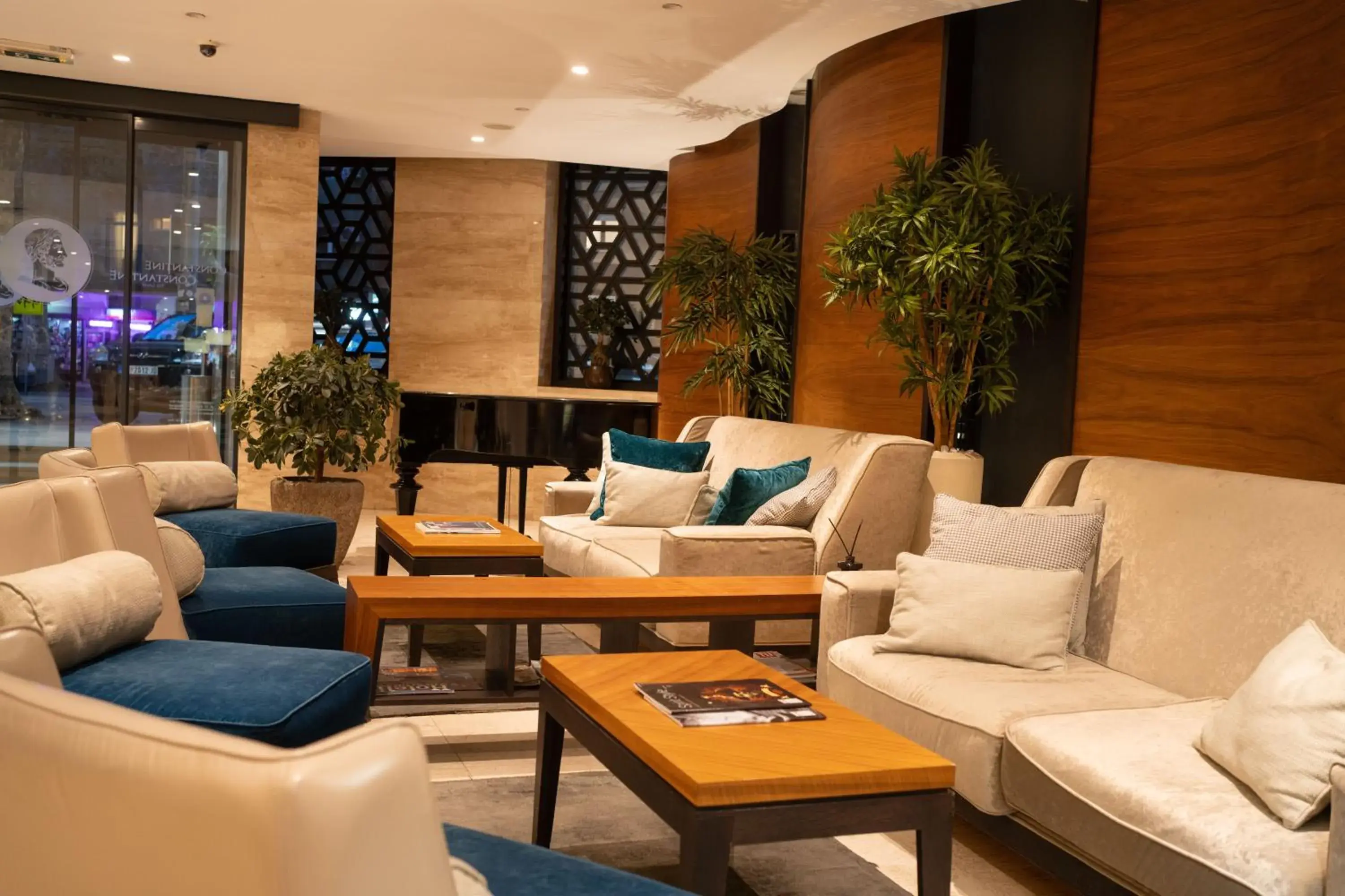 Lobby or reception in Hotel Constantine the Great Lobby or reception in Hotel Constantine the Great