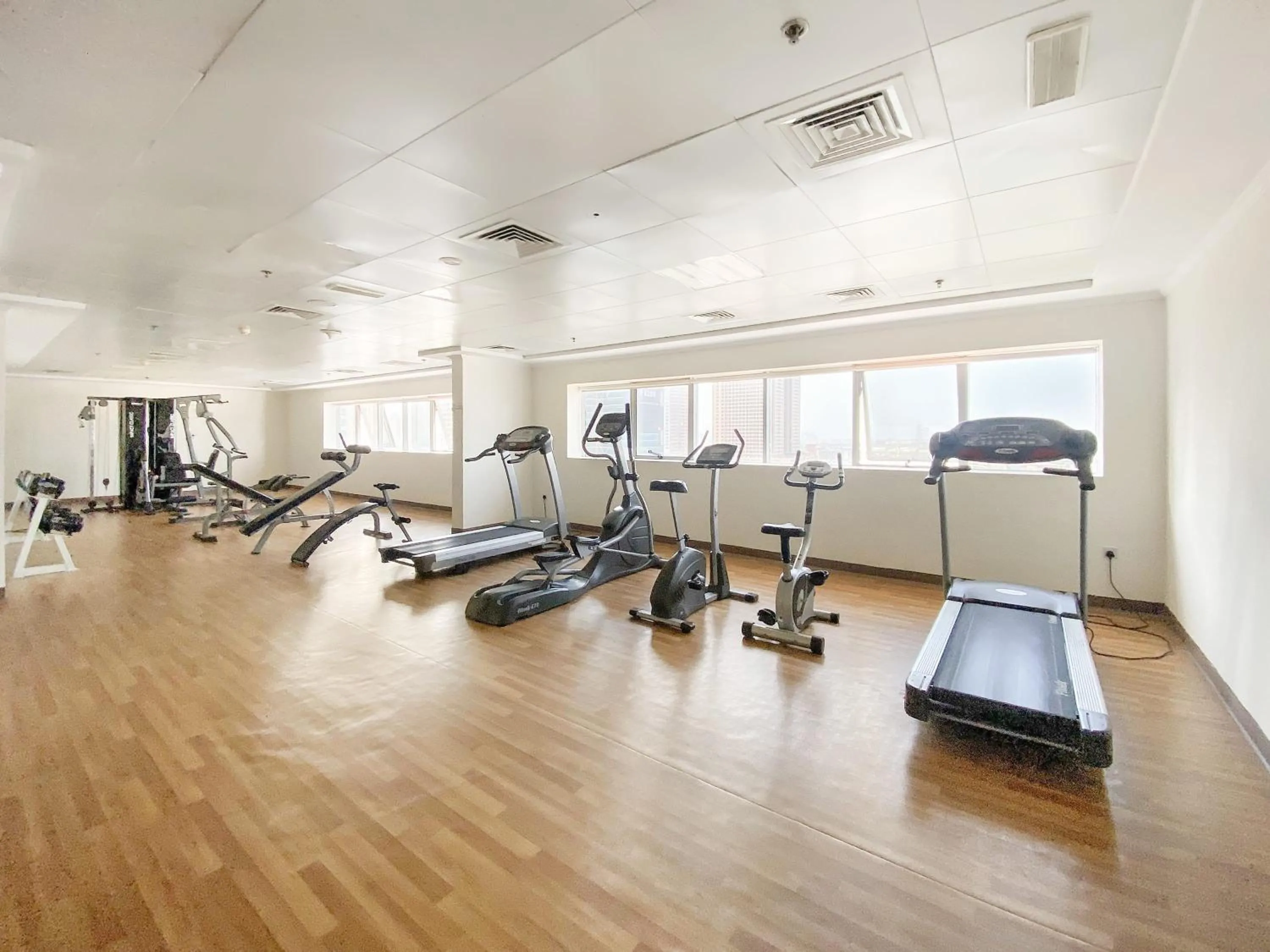Fitness centre/facilities in Silkhaus High Floor 1 BDR with Metro Nearby
