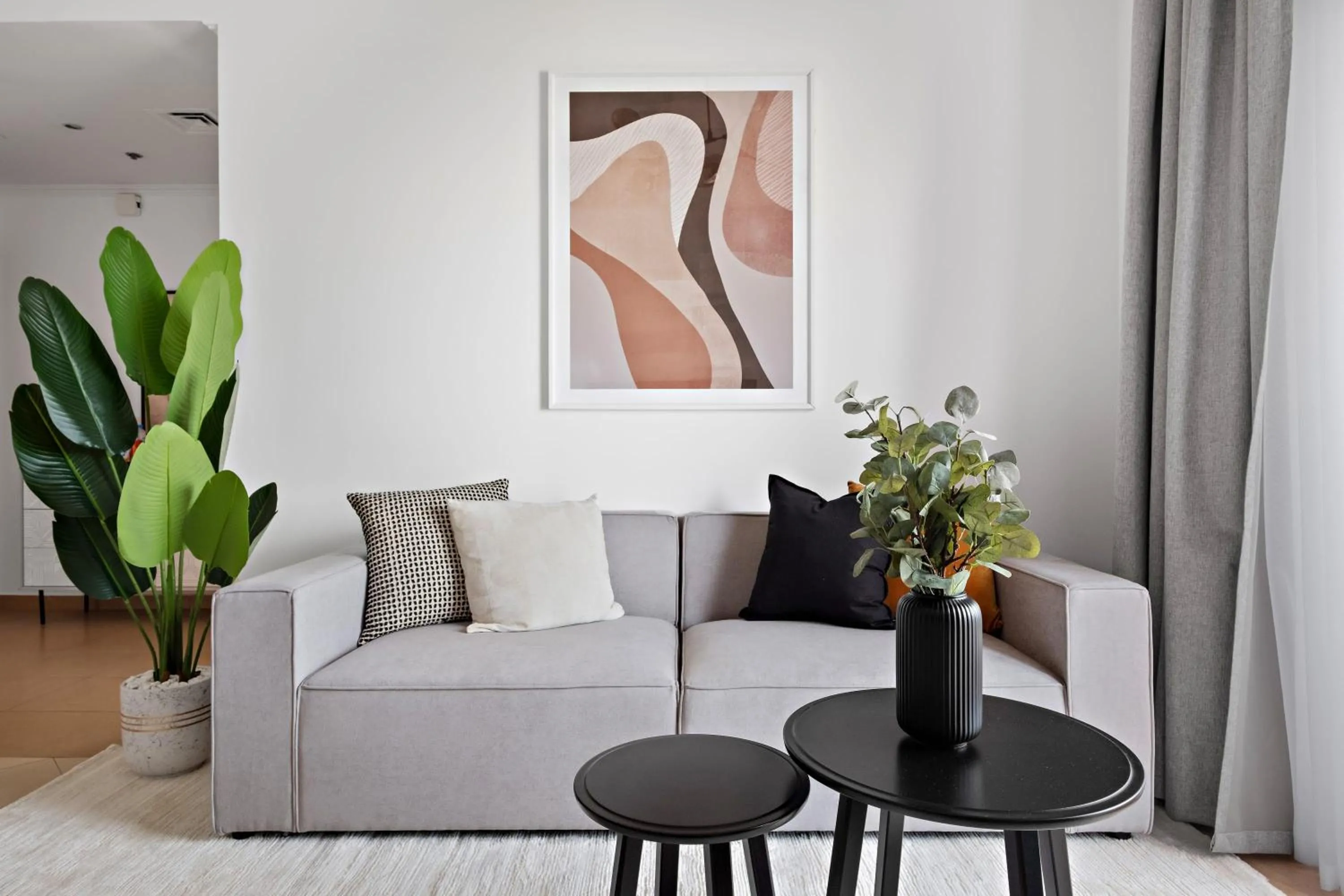 Living room in Silkhaus High Floor 1 BDR with Metro Nearby