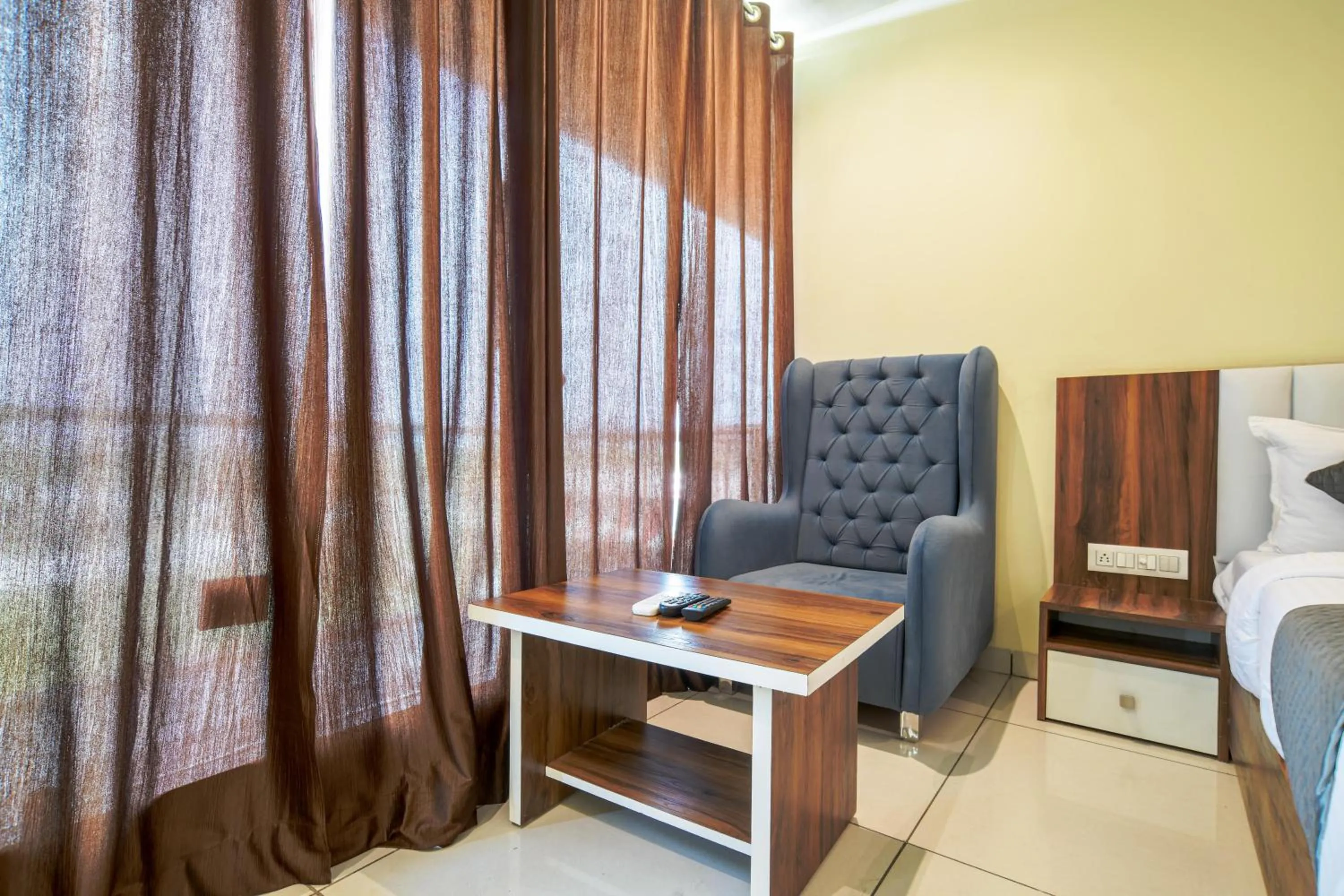 Photo of the whole room, Bed in Radhe Krishna Resort