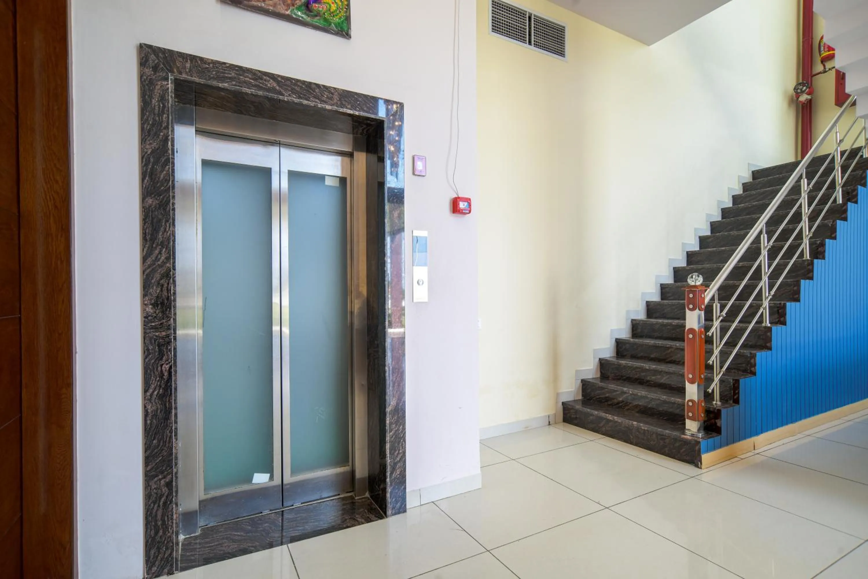 elevator in Radhe Krishna Resort