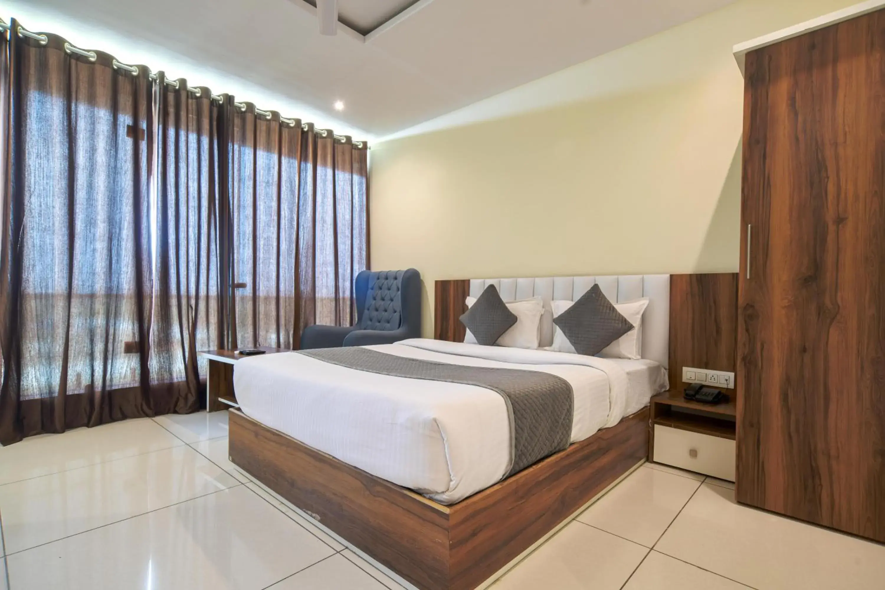 Bed in Radhe Krishna Resort Bed in Radhe Krishna Resort