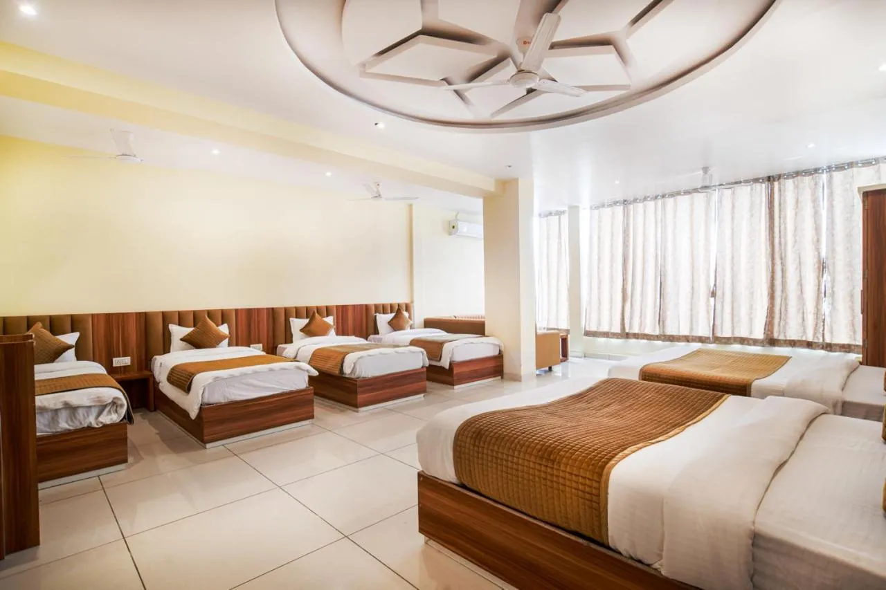 Photo of the whole room, Bed in Radhe Krishna Resort