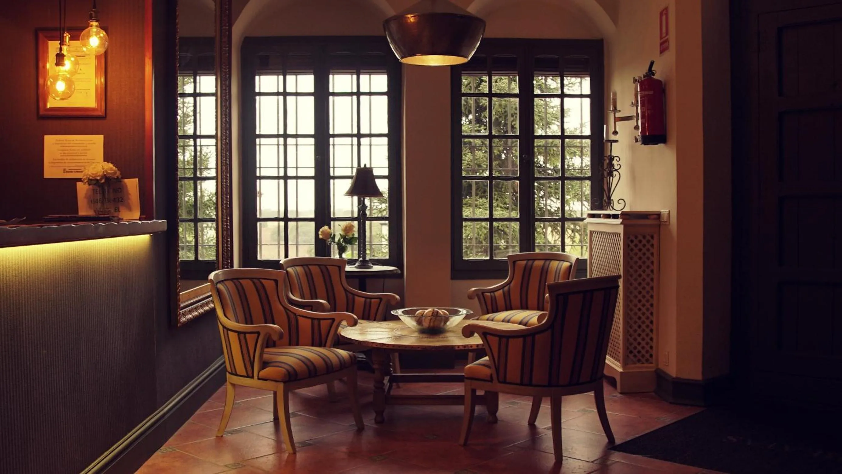 Lobby or reception in Hotel Finca las Beatas