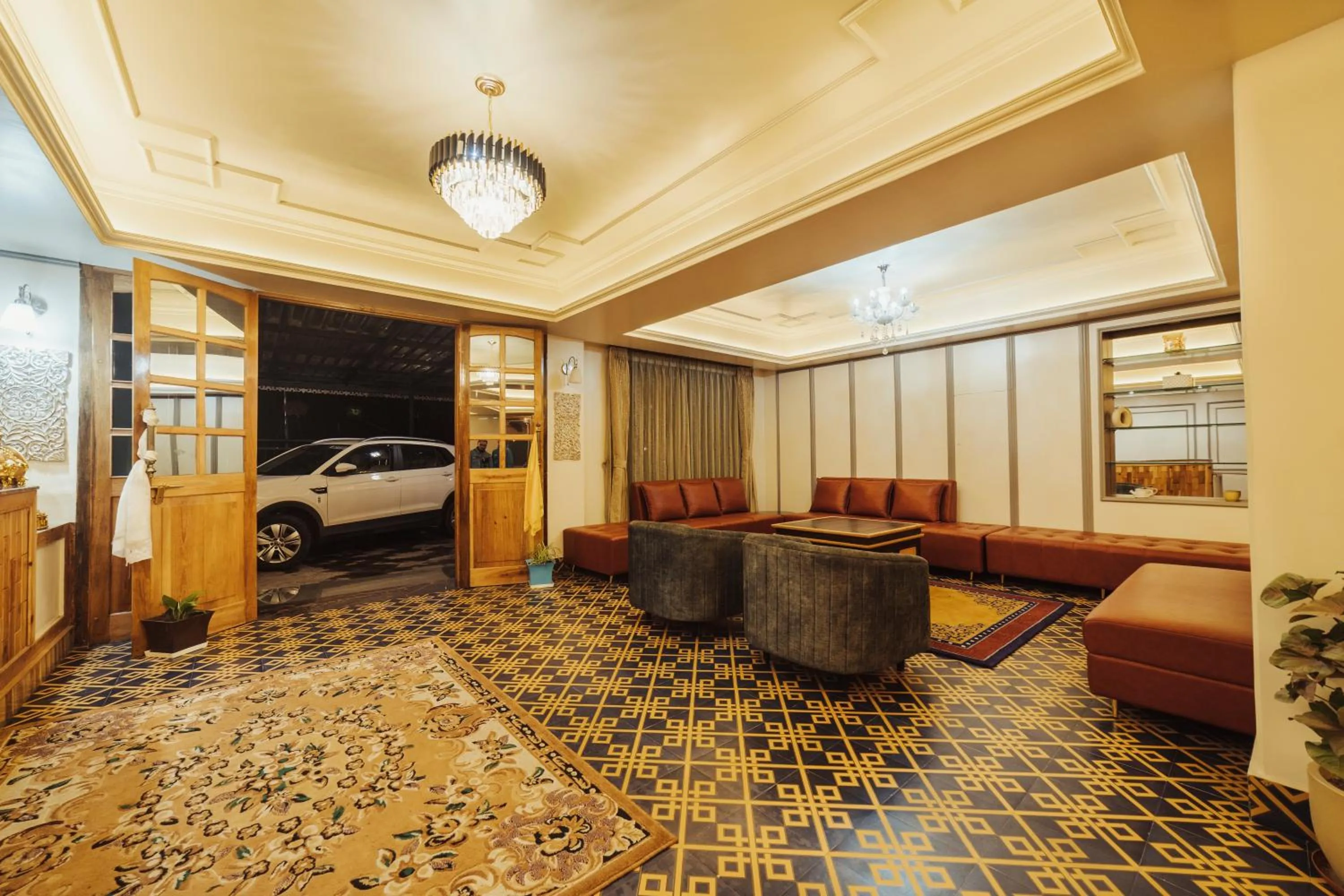 Lobby or reception in ETHO METHO GANGTOK