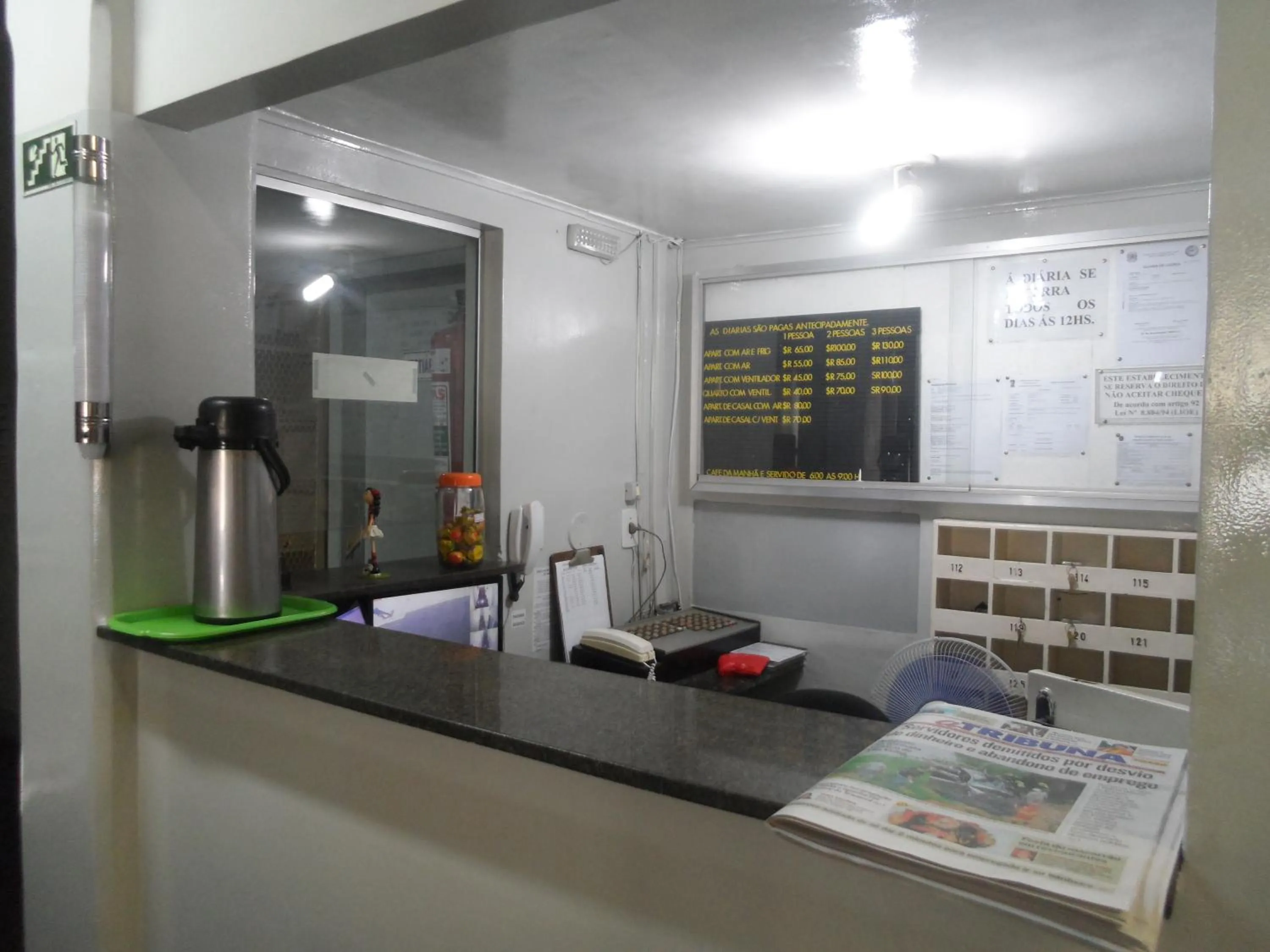 Lobby or reception in Hotel Avenida