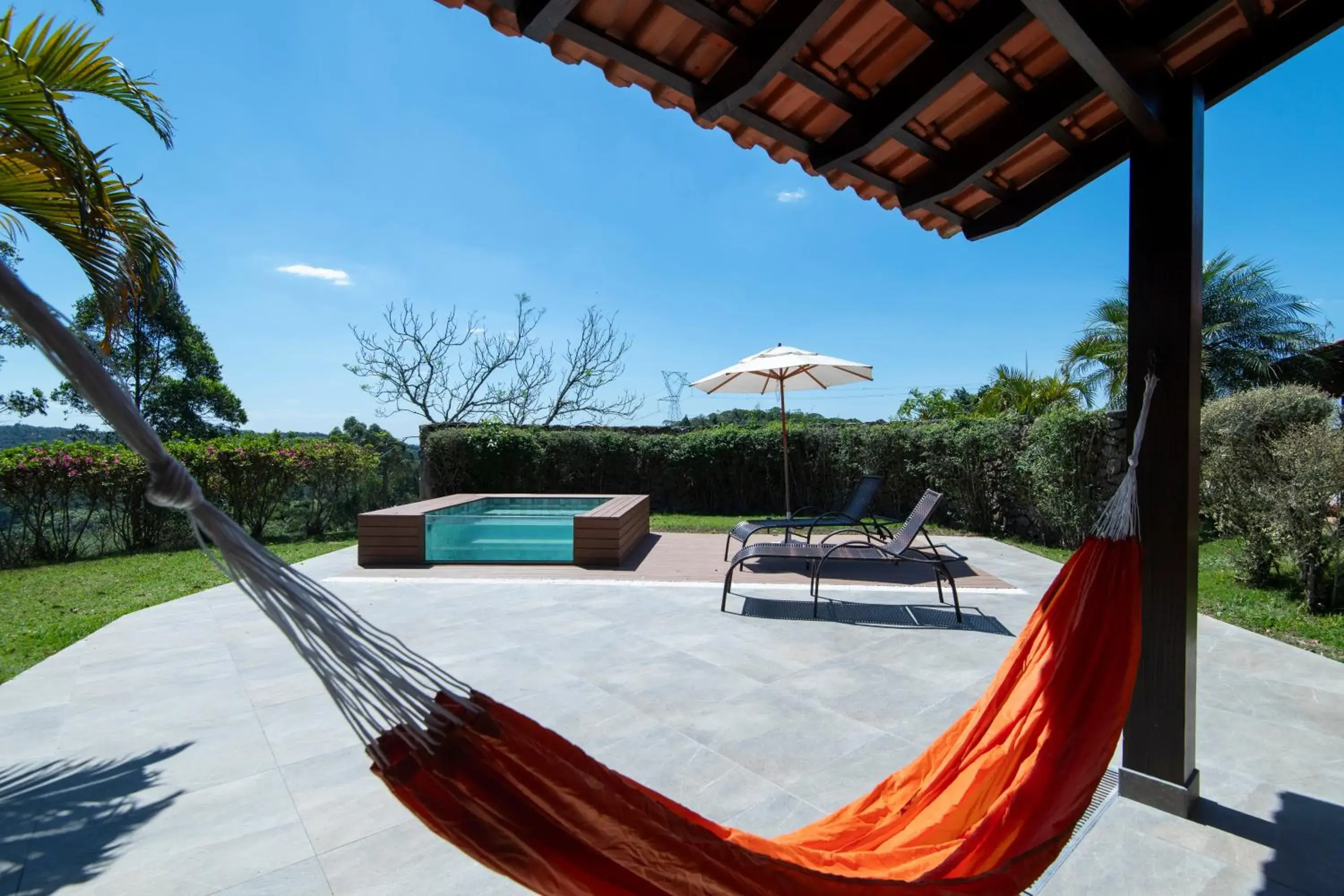 Garden view in Hotel Villa Rossa Garden view in Hotel Villa Rossa