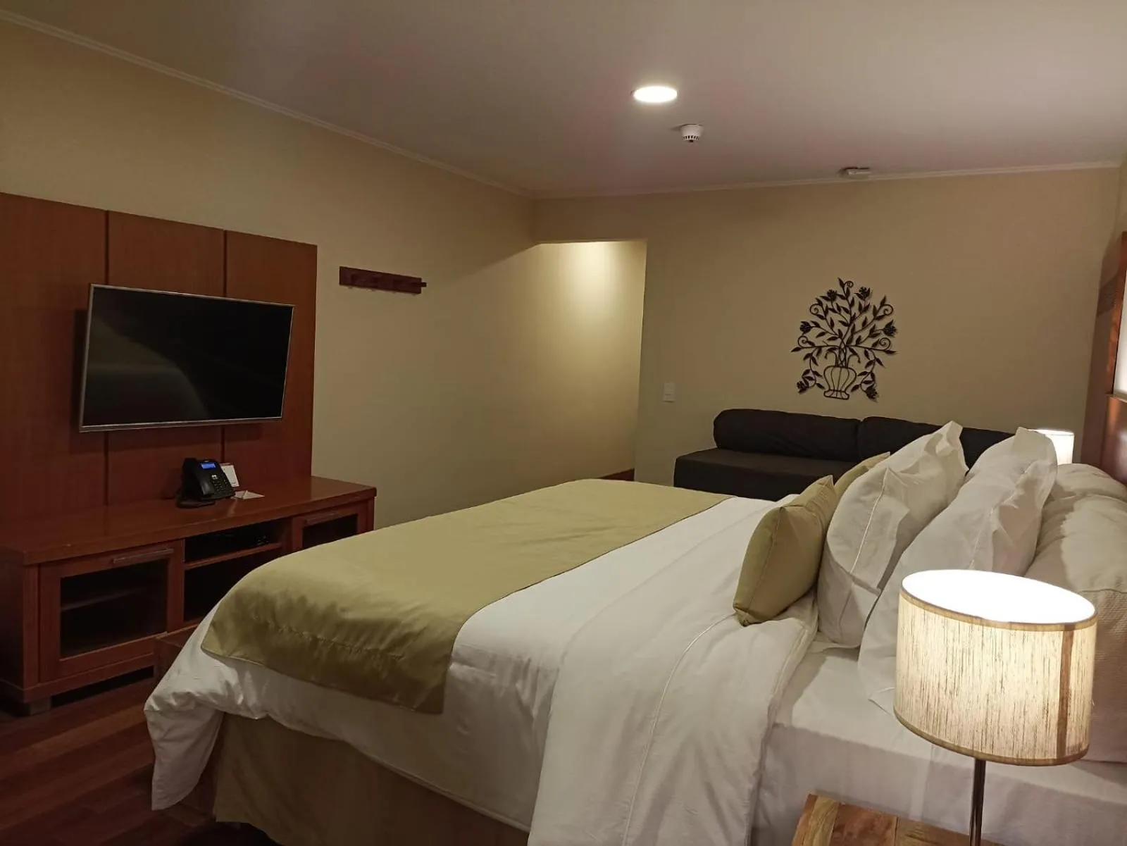 Bed in Hotel Villa Rossa