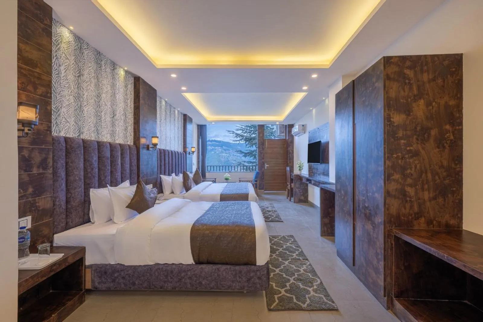 Bed in Manaw Valley Resort