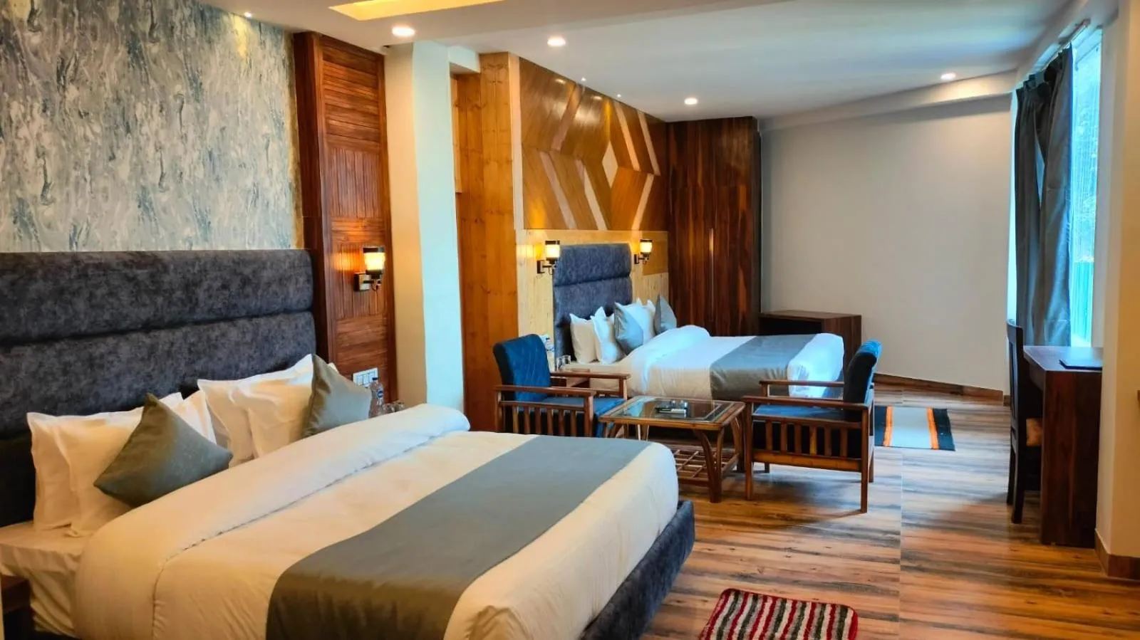 Bed in Manaw Valley Resort