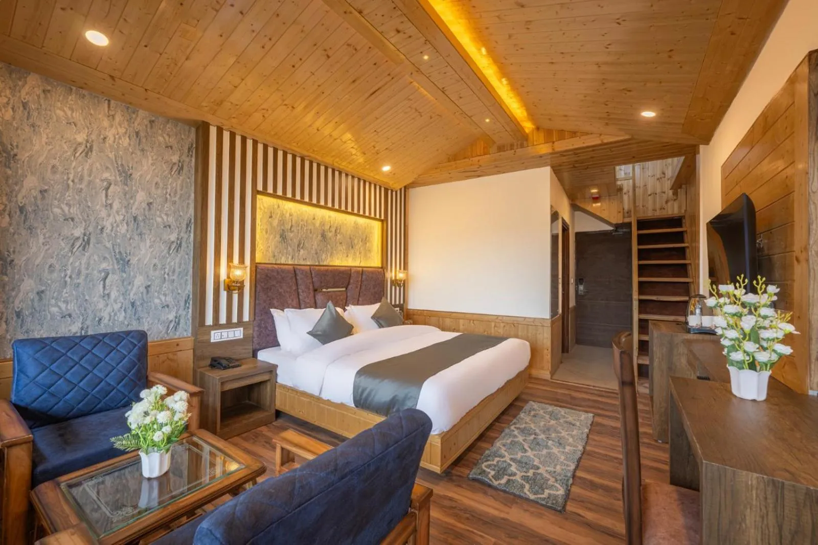 Bed in Manaw Valley Resort