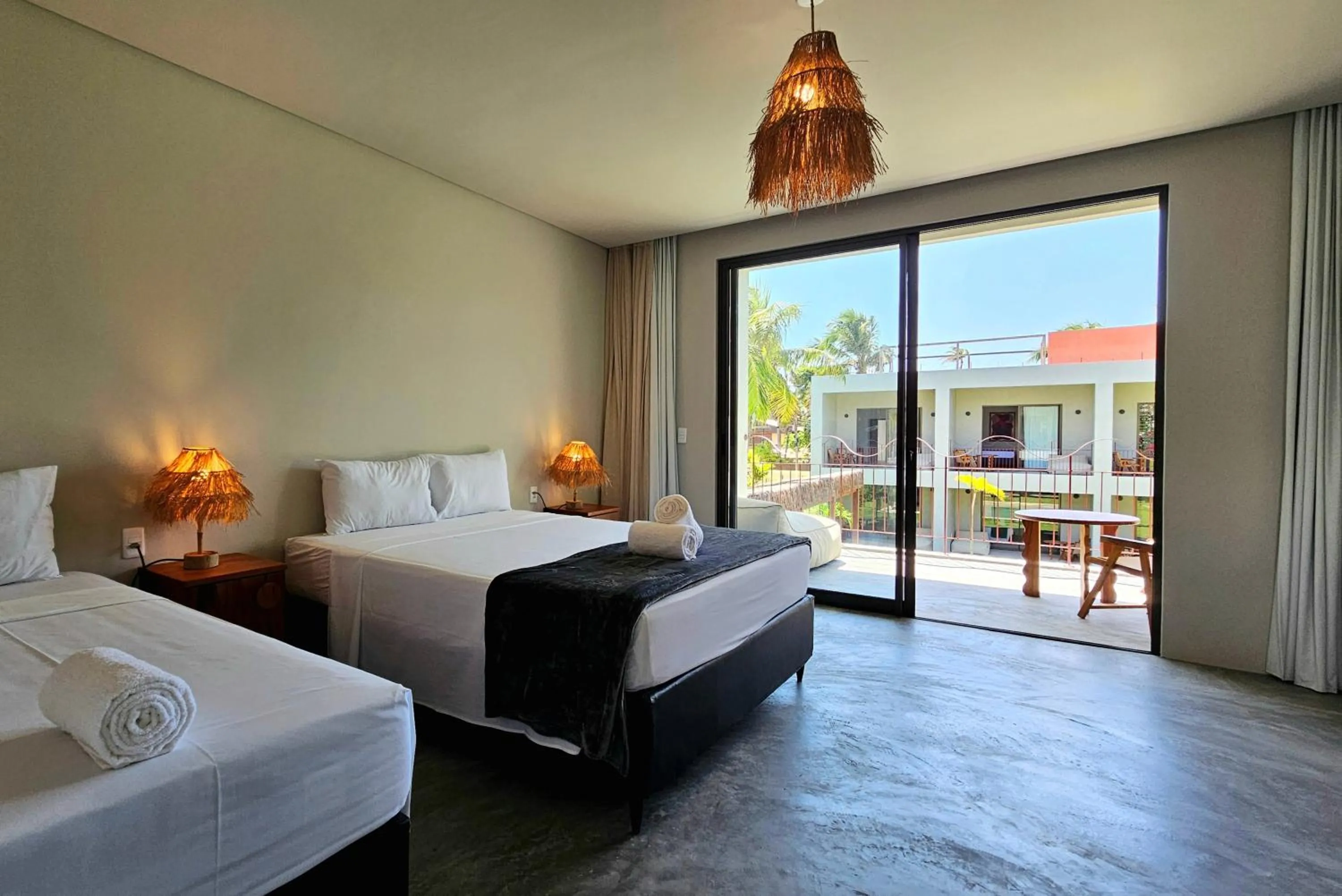 Bed in Luau Hotel