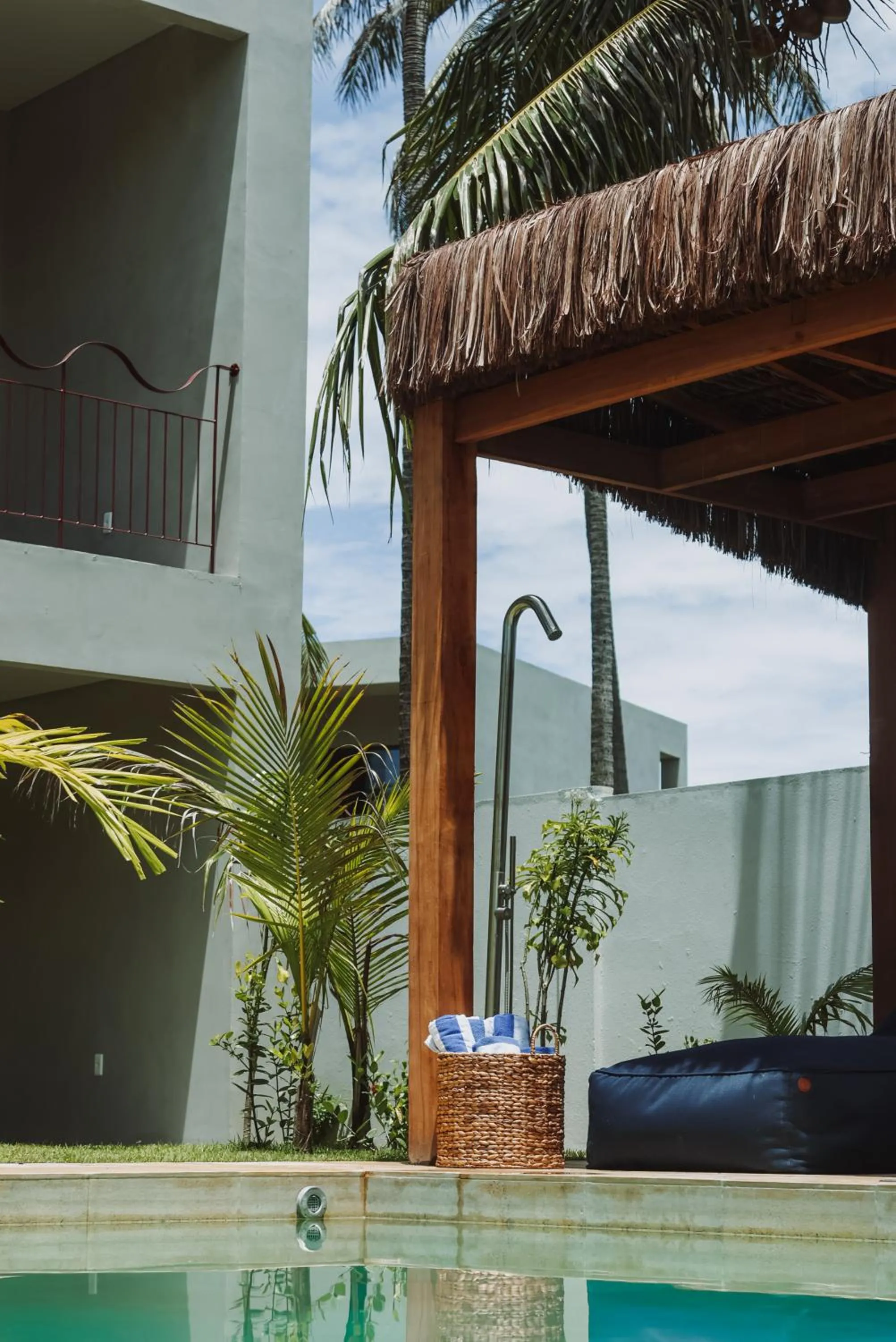 Shower in Luau Hotel