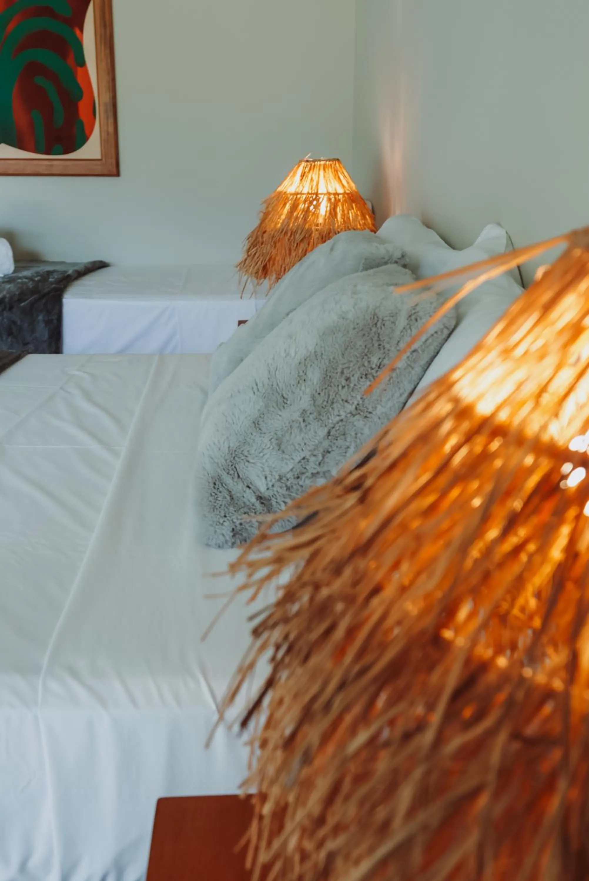 Bed in Luau Hotel
