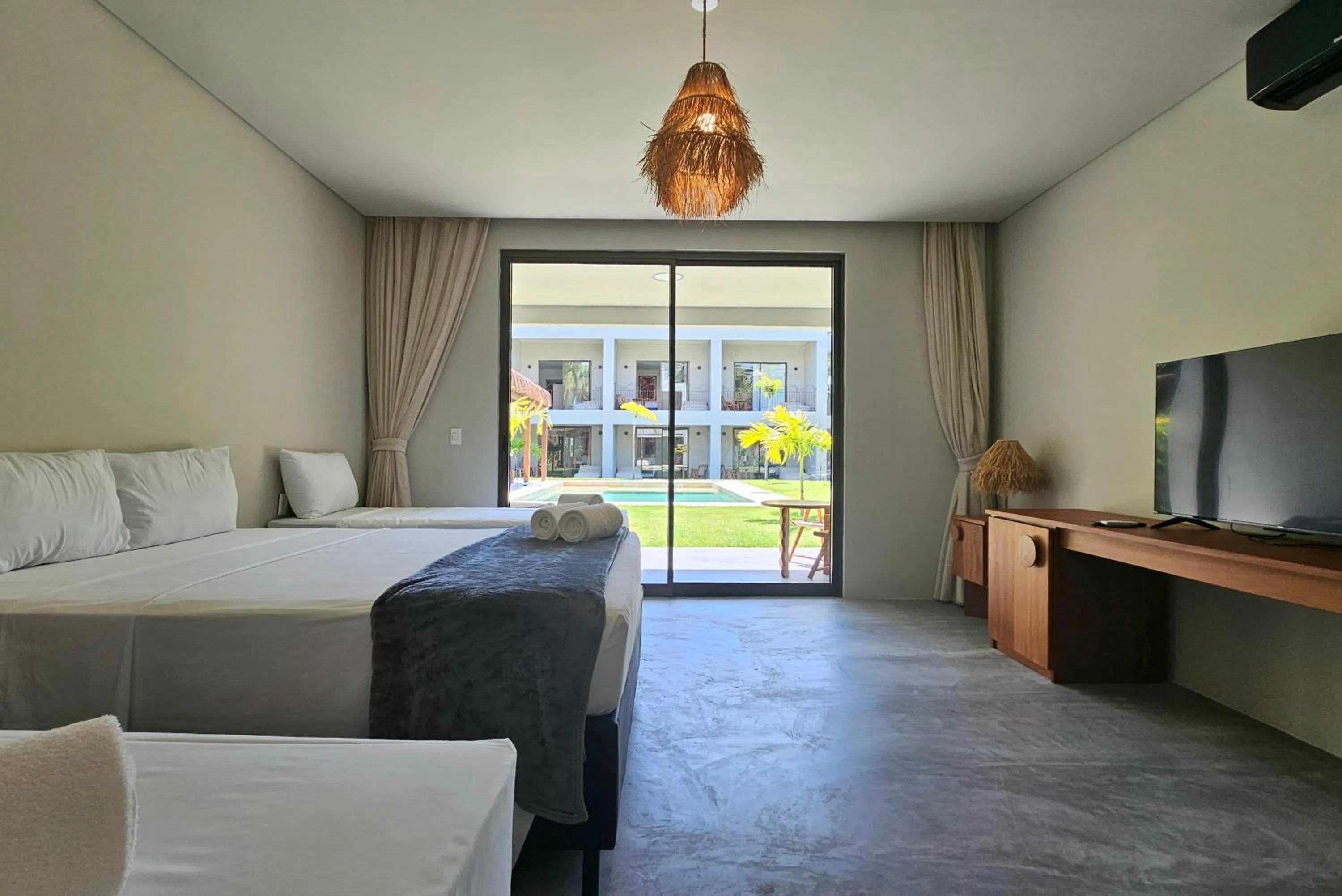 Bed in Luau Hotel