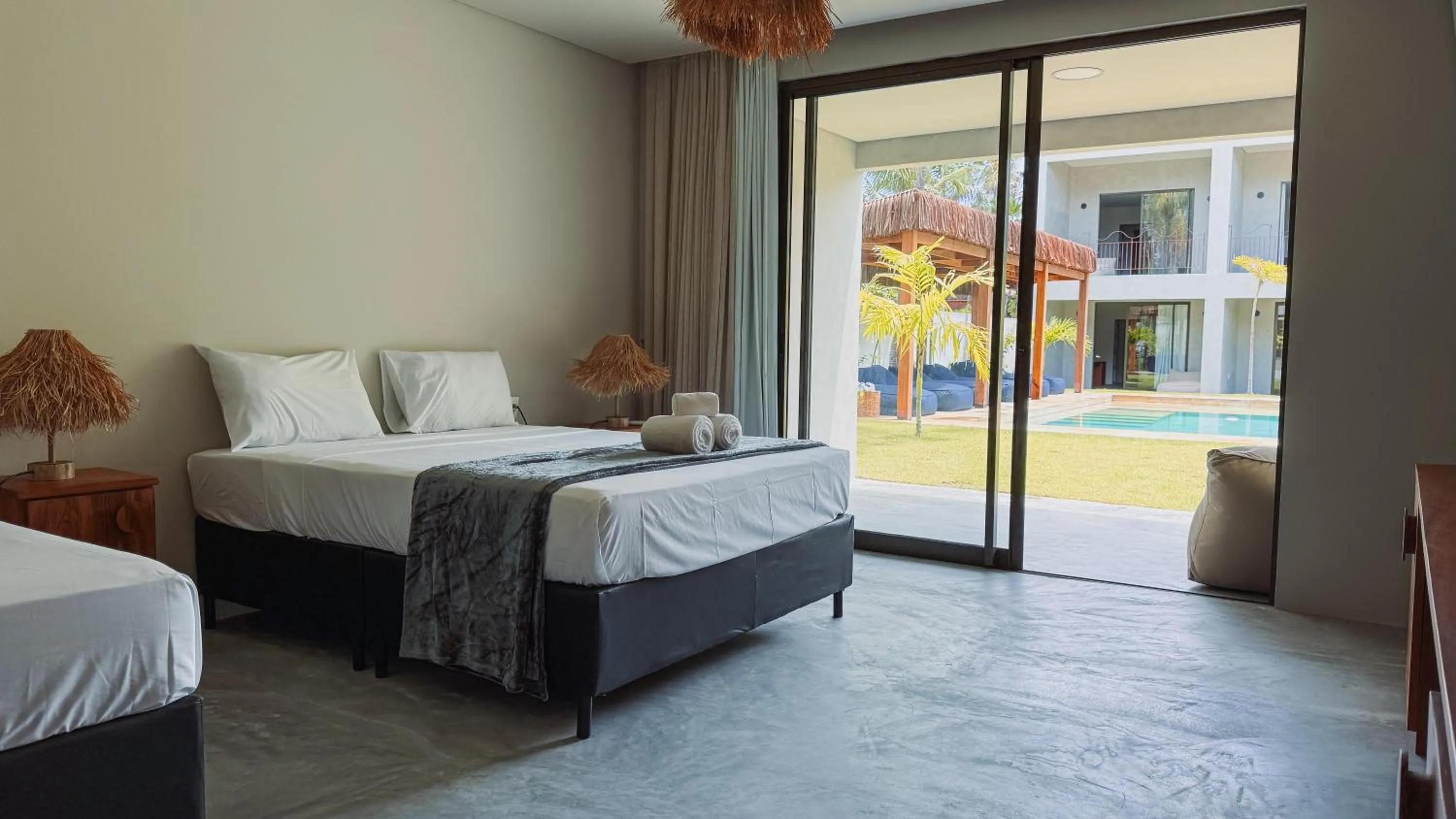 Bed in Luau Hotel