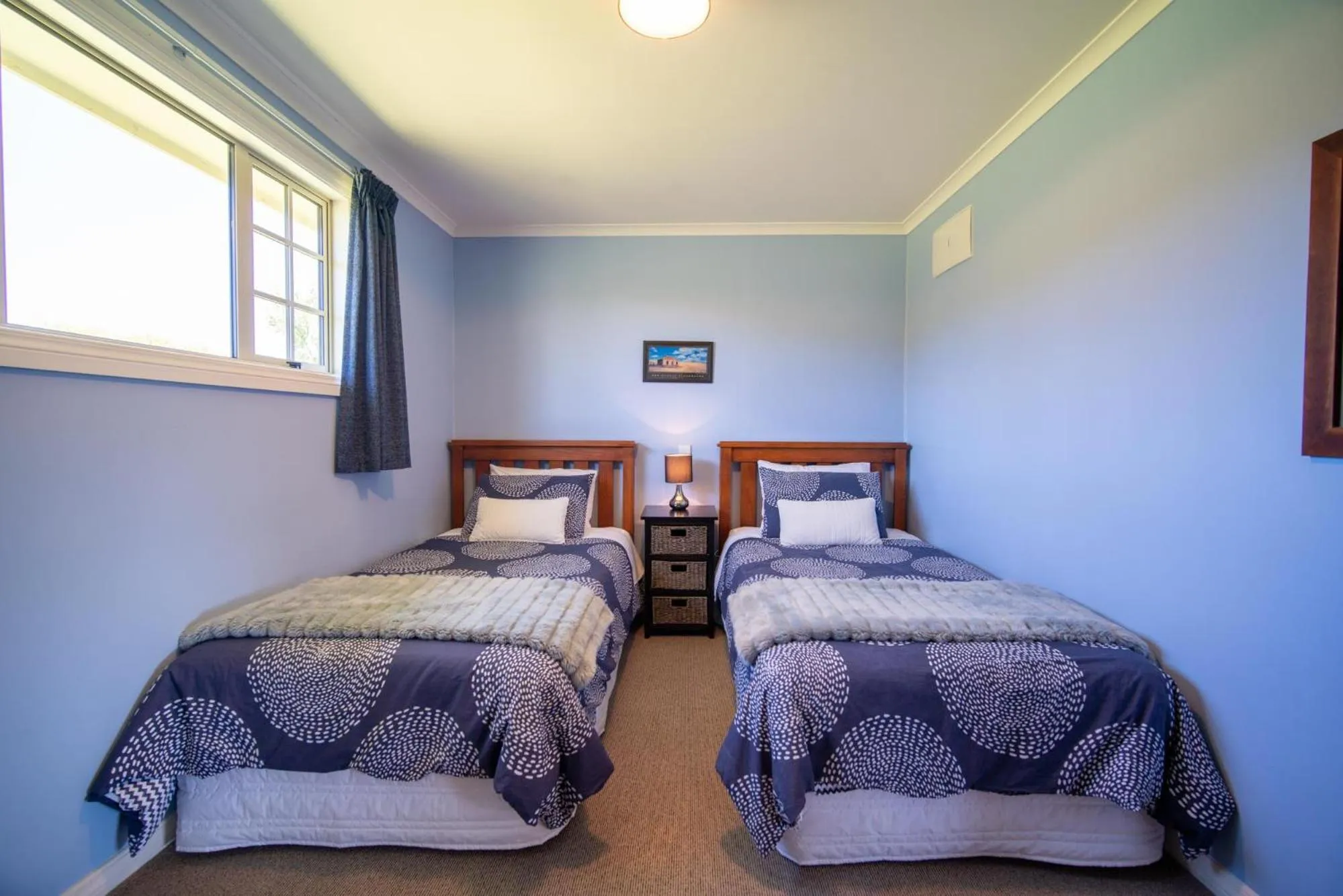 Bed in Blue Thistle Cottages