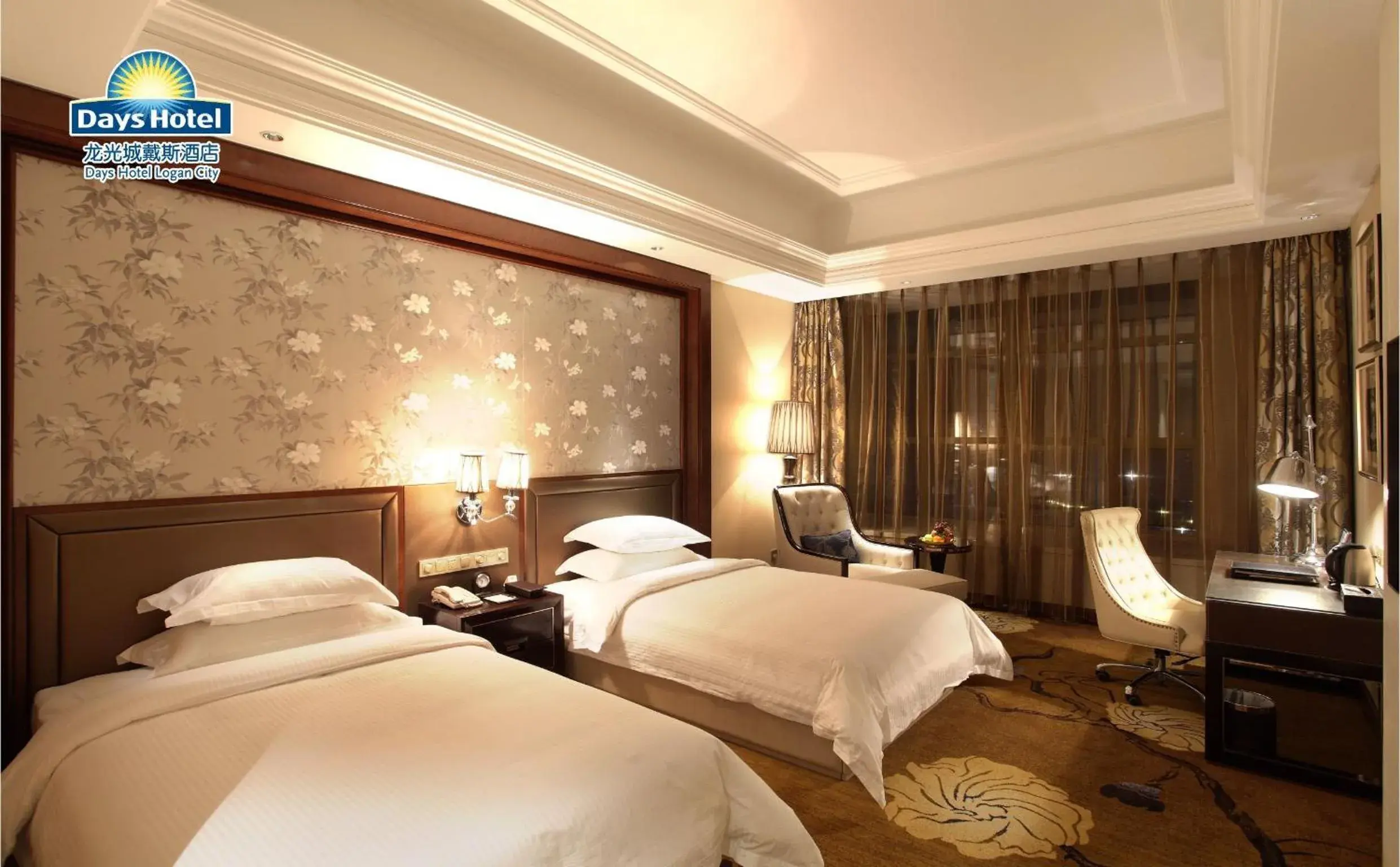 Photo of the whole room, Bed in Days Hotel by Wyndham Logan City Huizhou Photo of the whole room, Bed in Days Hotel by Wyndham Logan City Huizhou