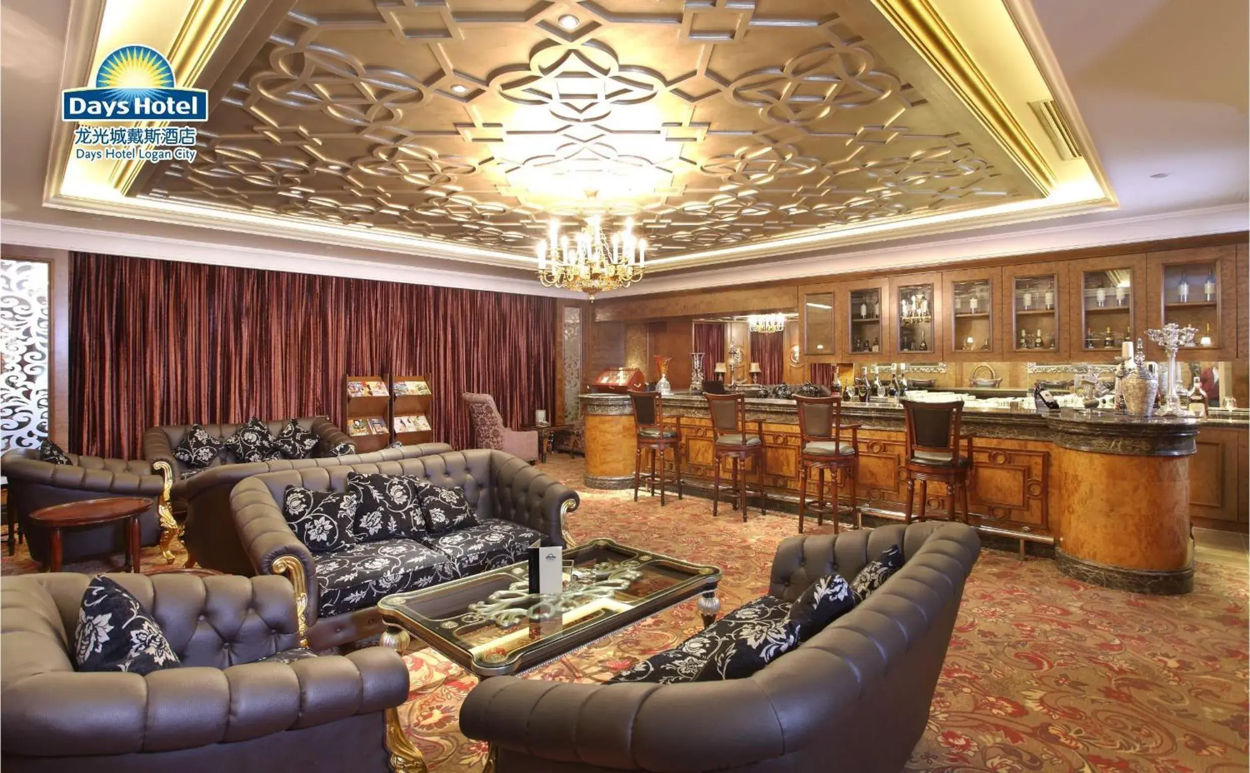Lounge or bar in Days Hotel by Wyndham Logan City Huizhou Lounge or bar in Days Hotel by Wyndham Logan City Huizhou