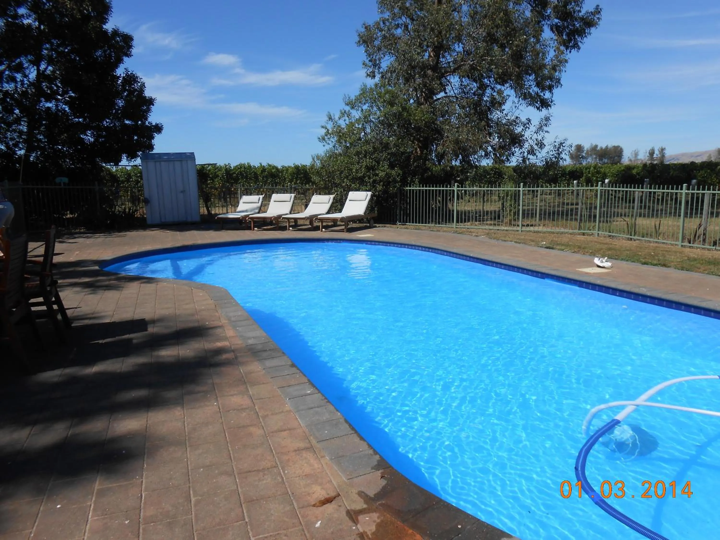 Swimming pool in Antares Homestay