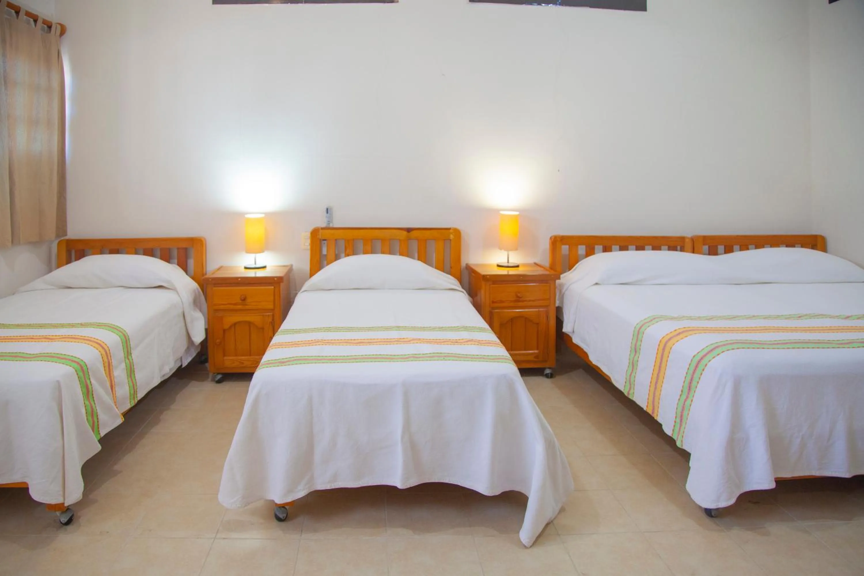 Bed in Hotel Casa Rush