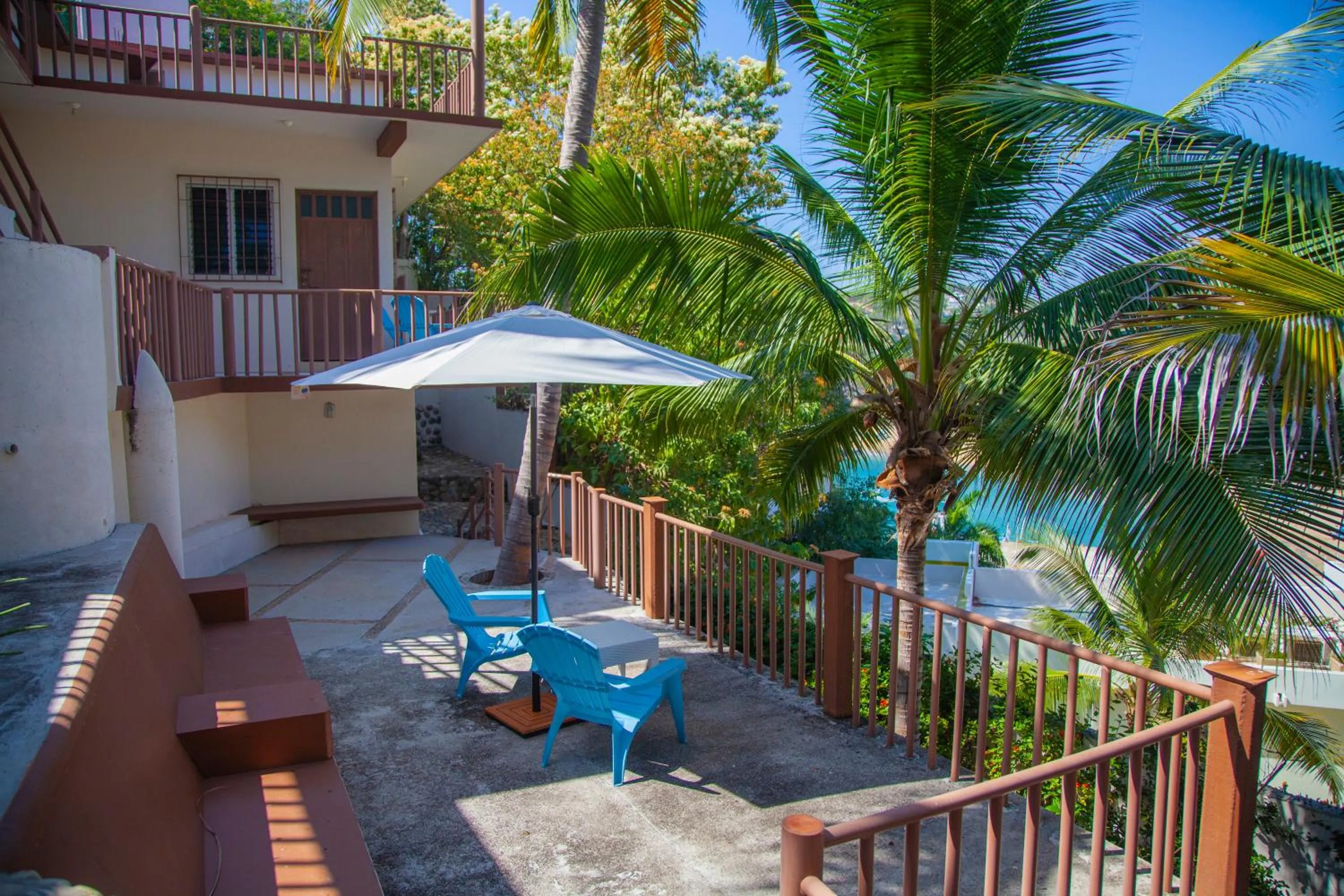 Patio in Hotel Casa Rush