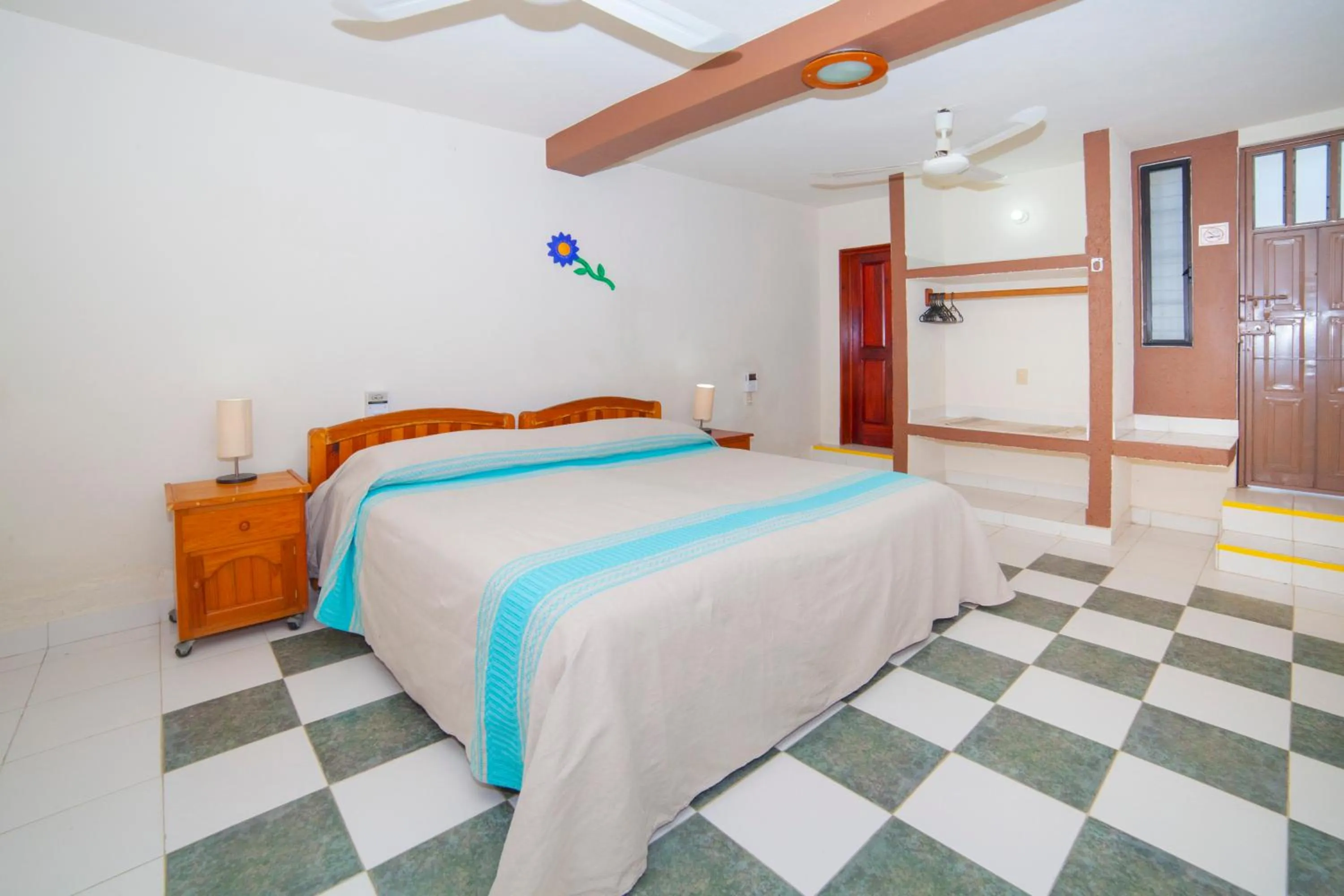 Bed in Hotel Casa Rush