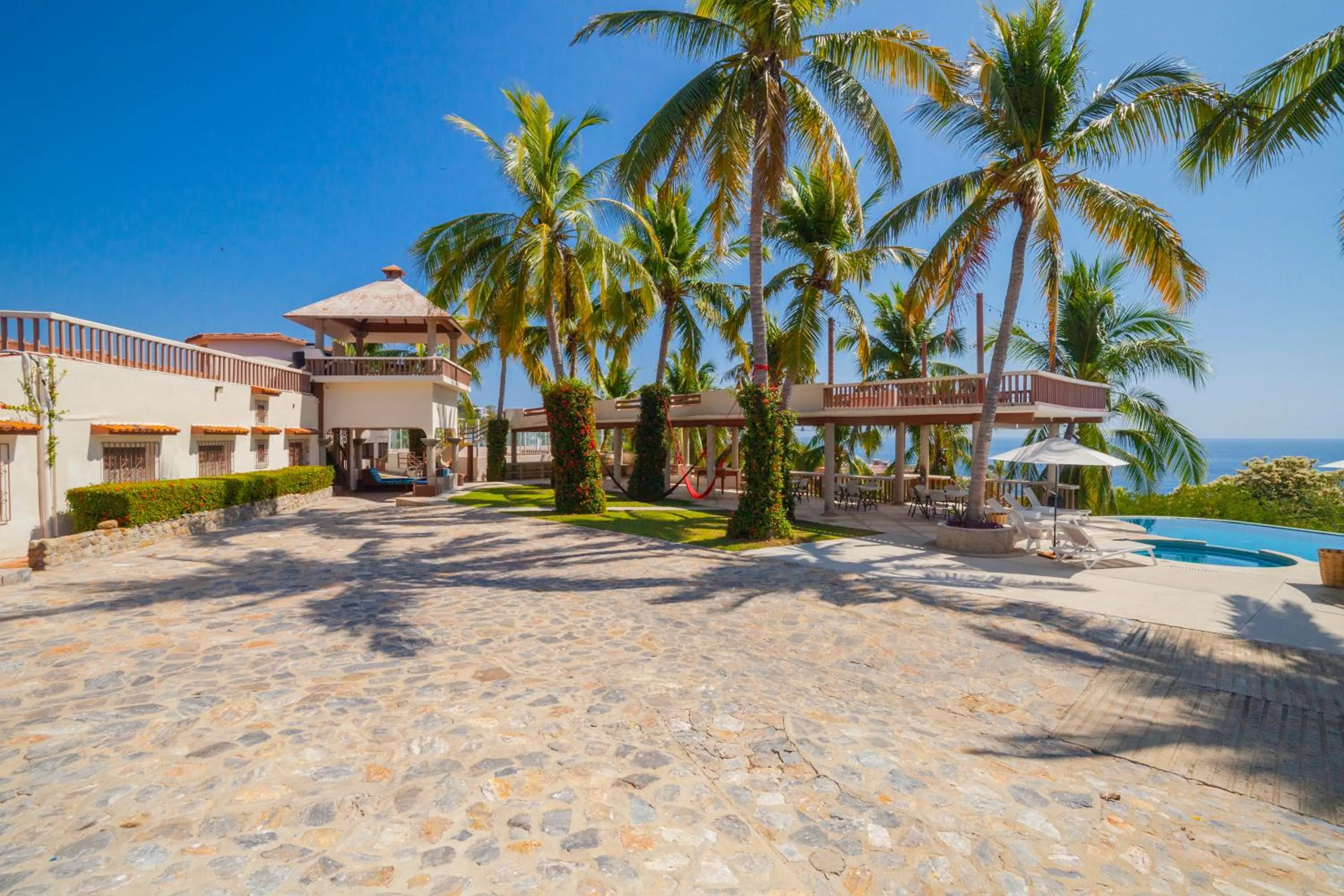 Garden view in Hotel Casa Rush