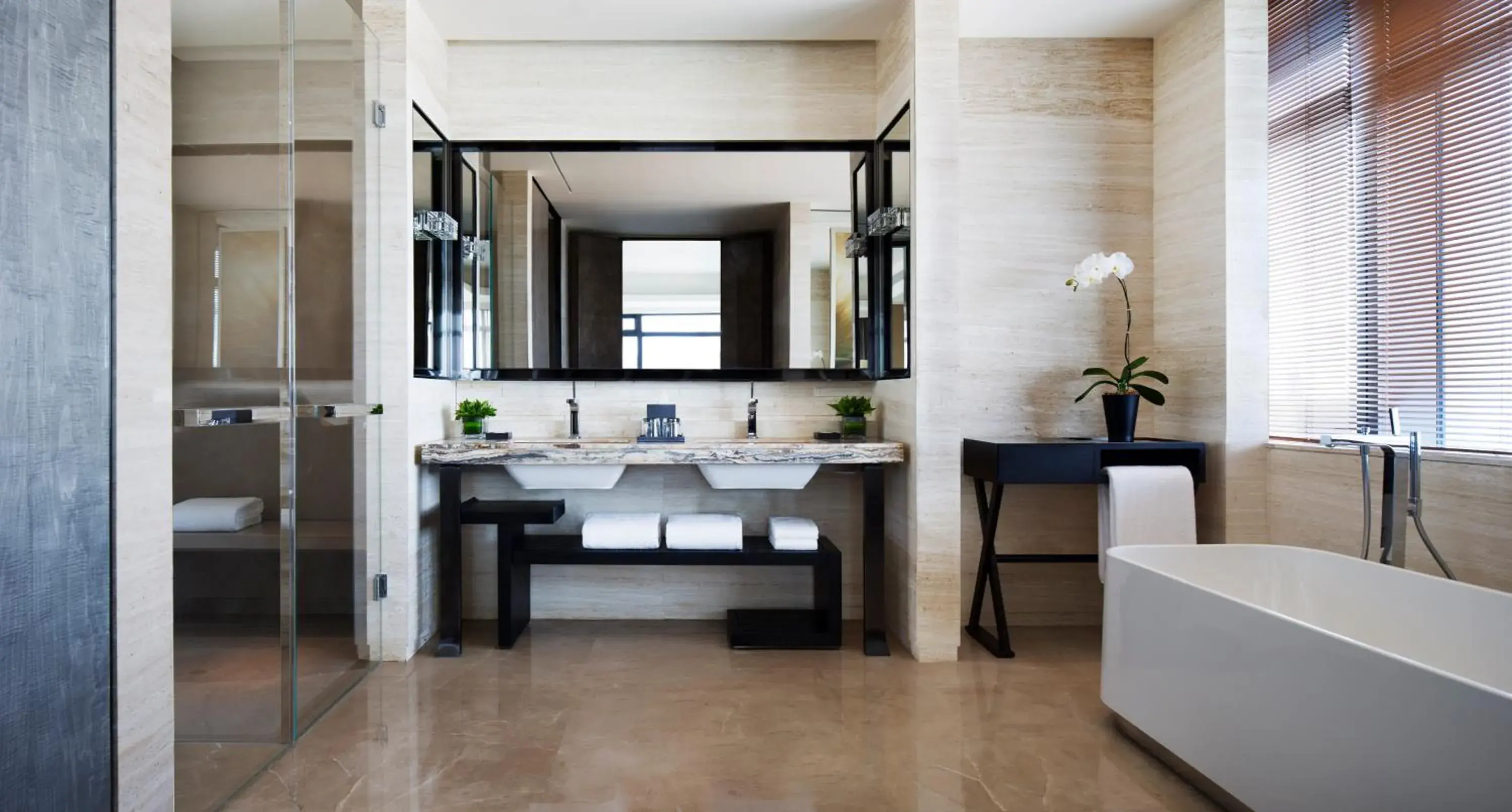 Bathroom in Grand Hyatt Shenyang Bathroom in Grand Hyatt Shenyang