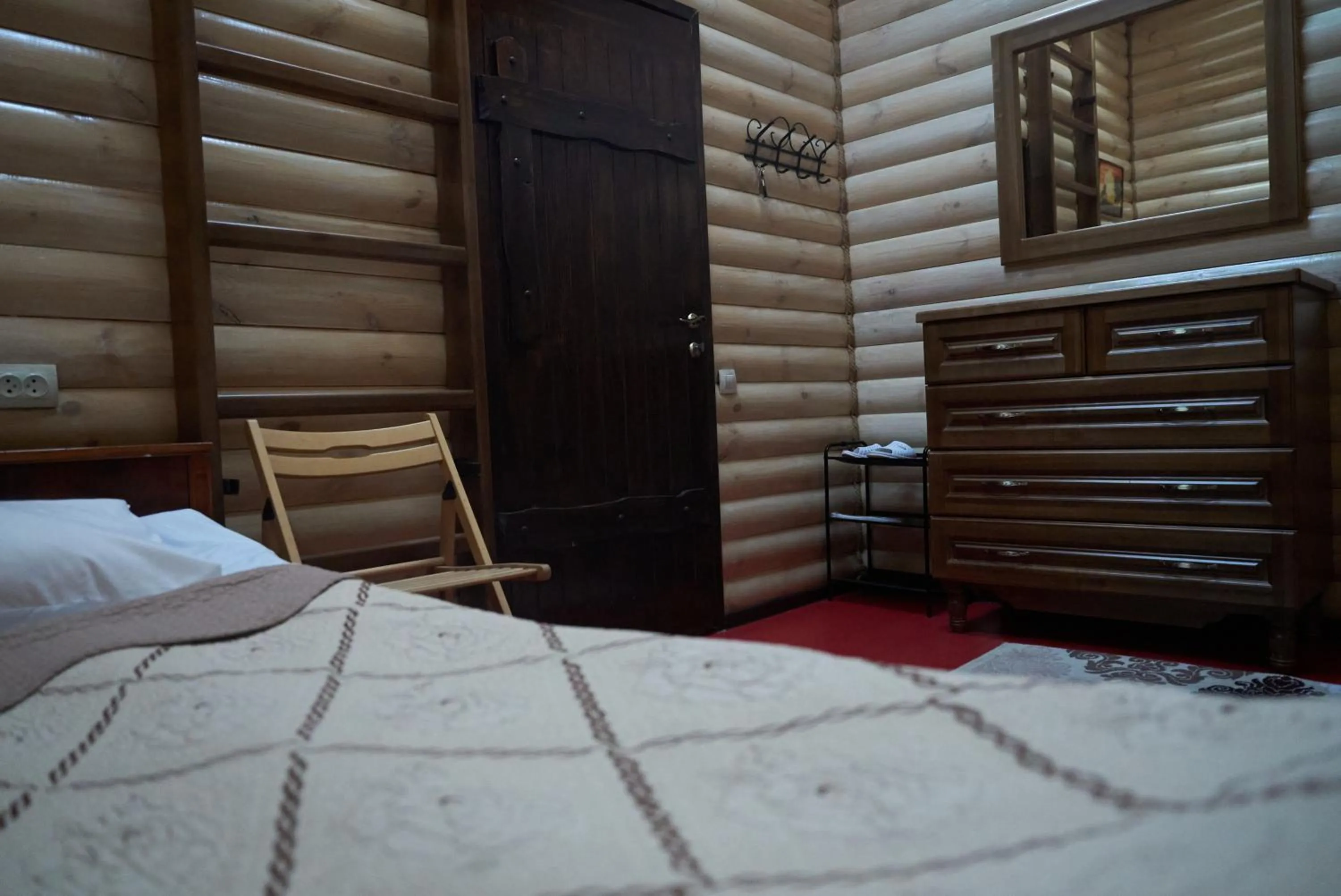 Bed in Argo Guest House