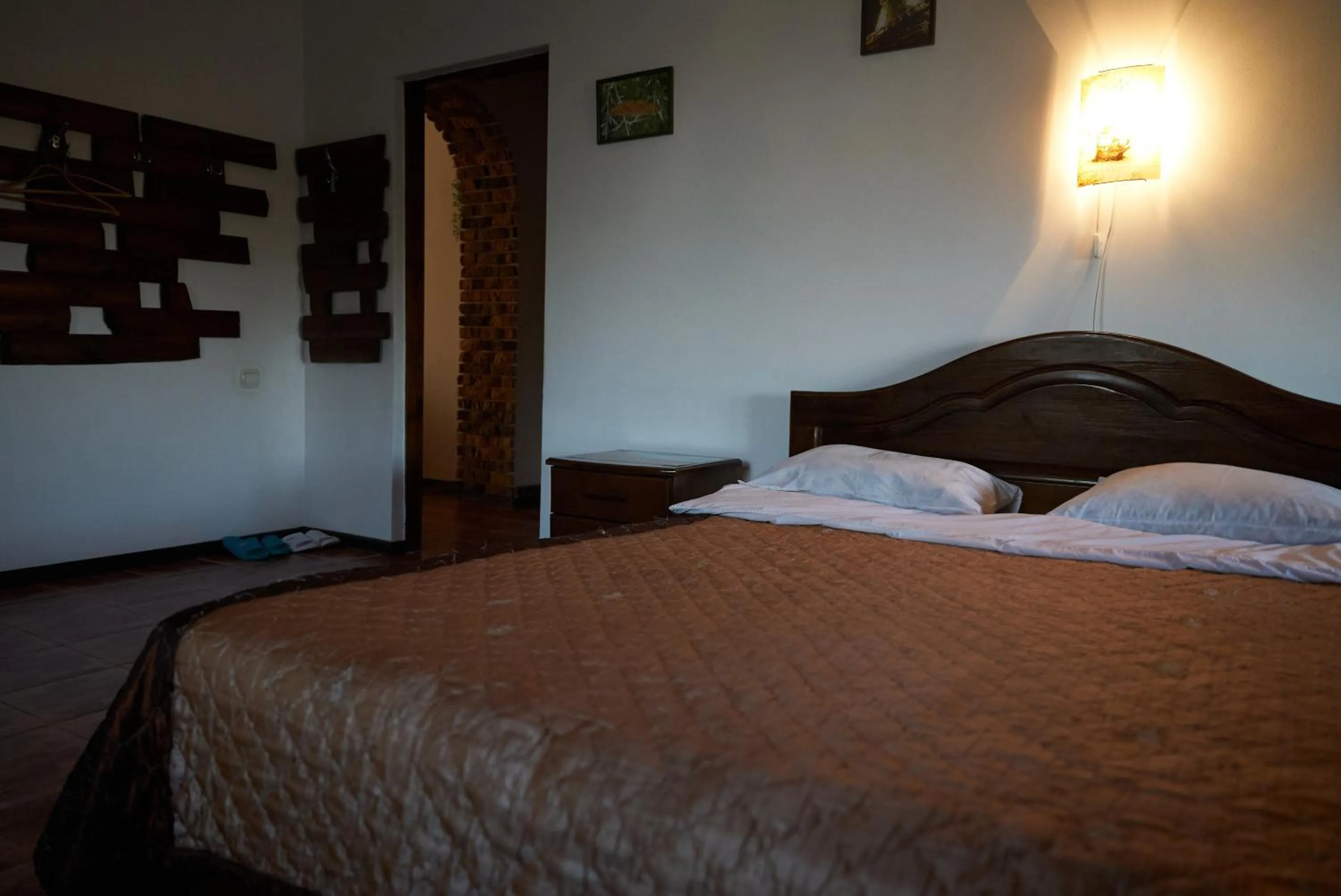 Bed in Argo Guest House