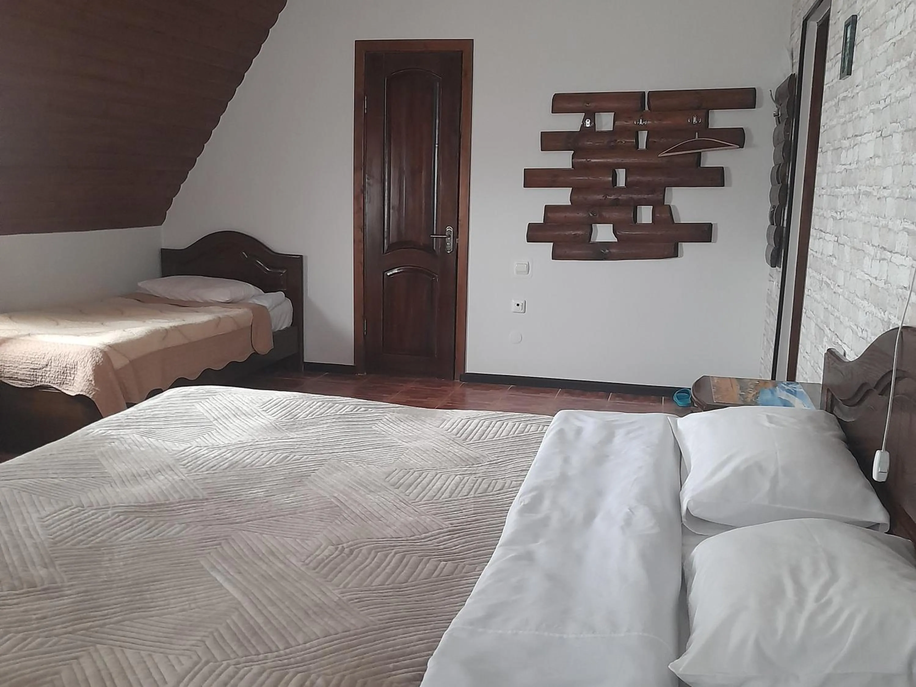 Bed in Argo Guest House