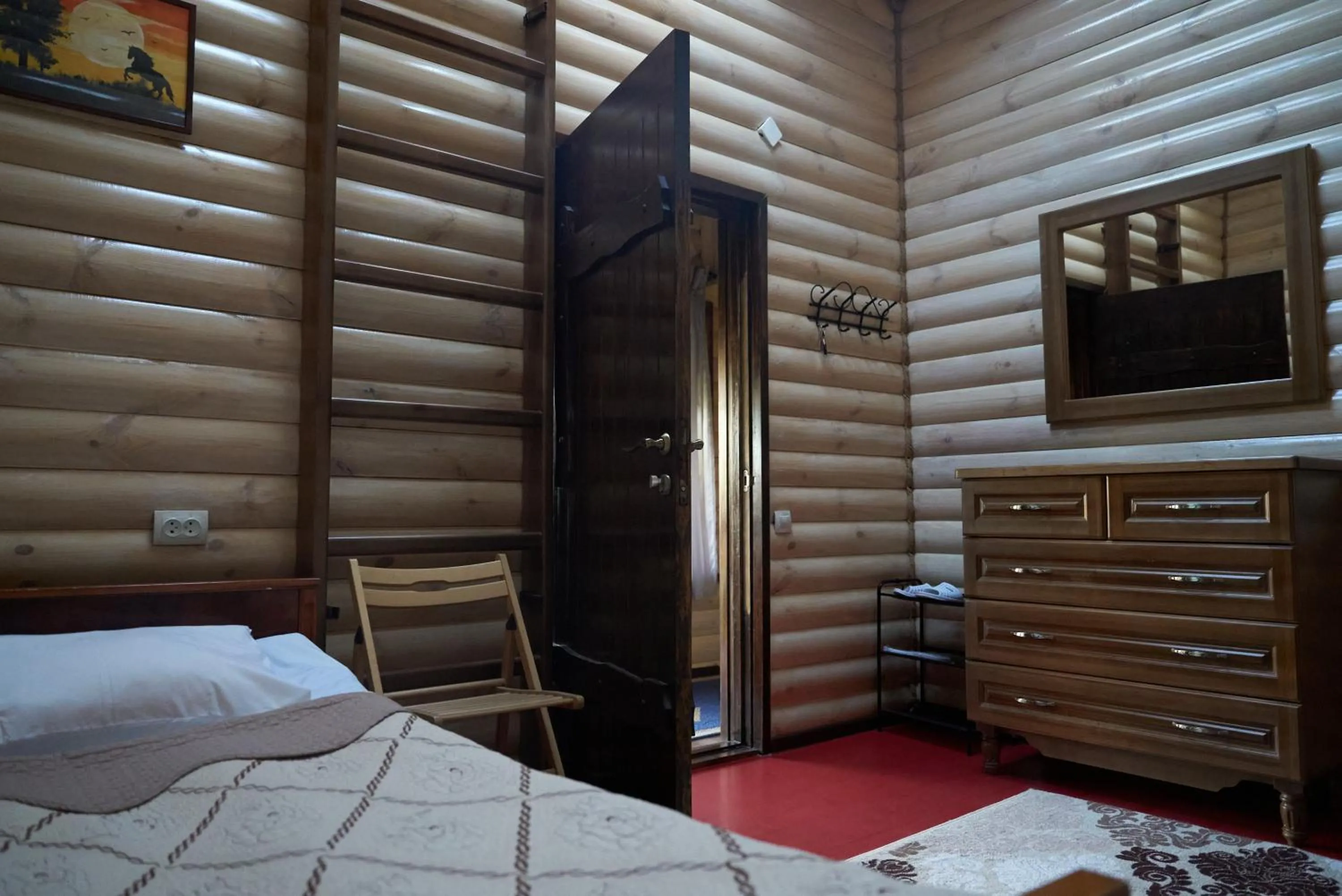 Bed in Argo Guest House