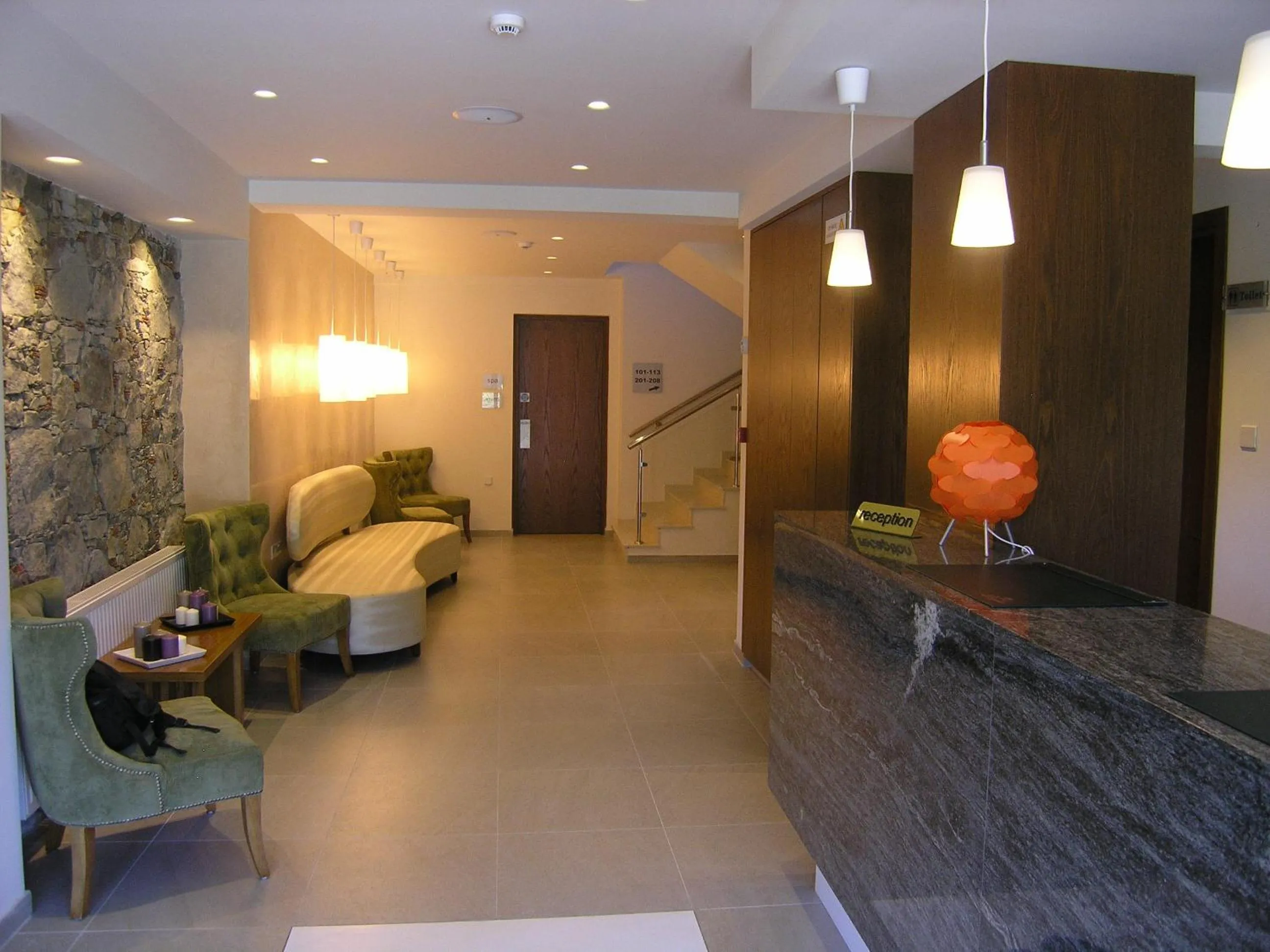 Lobby or reception in Livadia Hotel Kyperounta