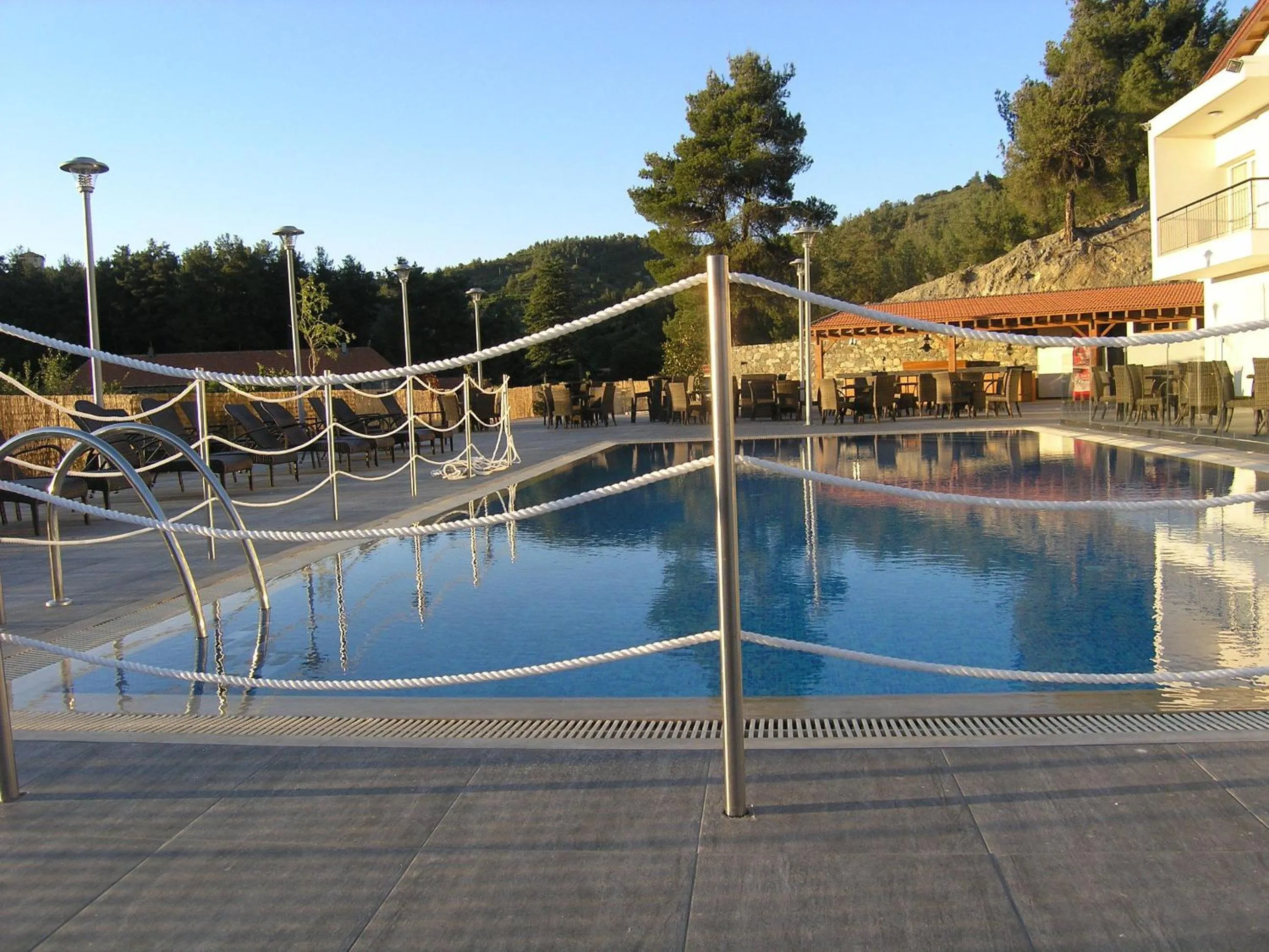 Swimming pool in Livadia Hotel Kyperounta