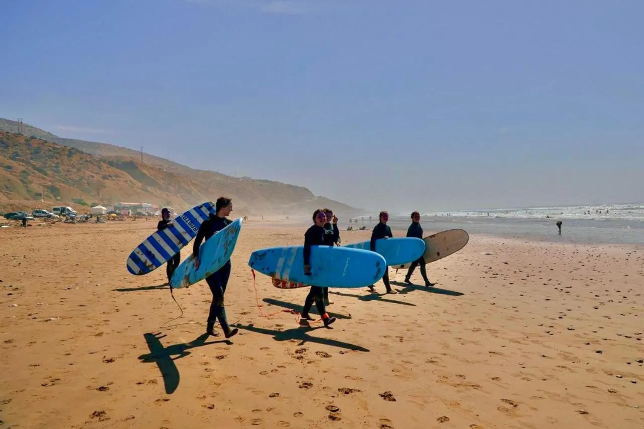 Sable beach surf camp Tamraght