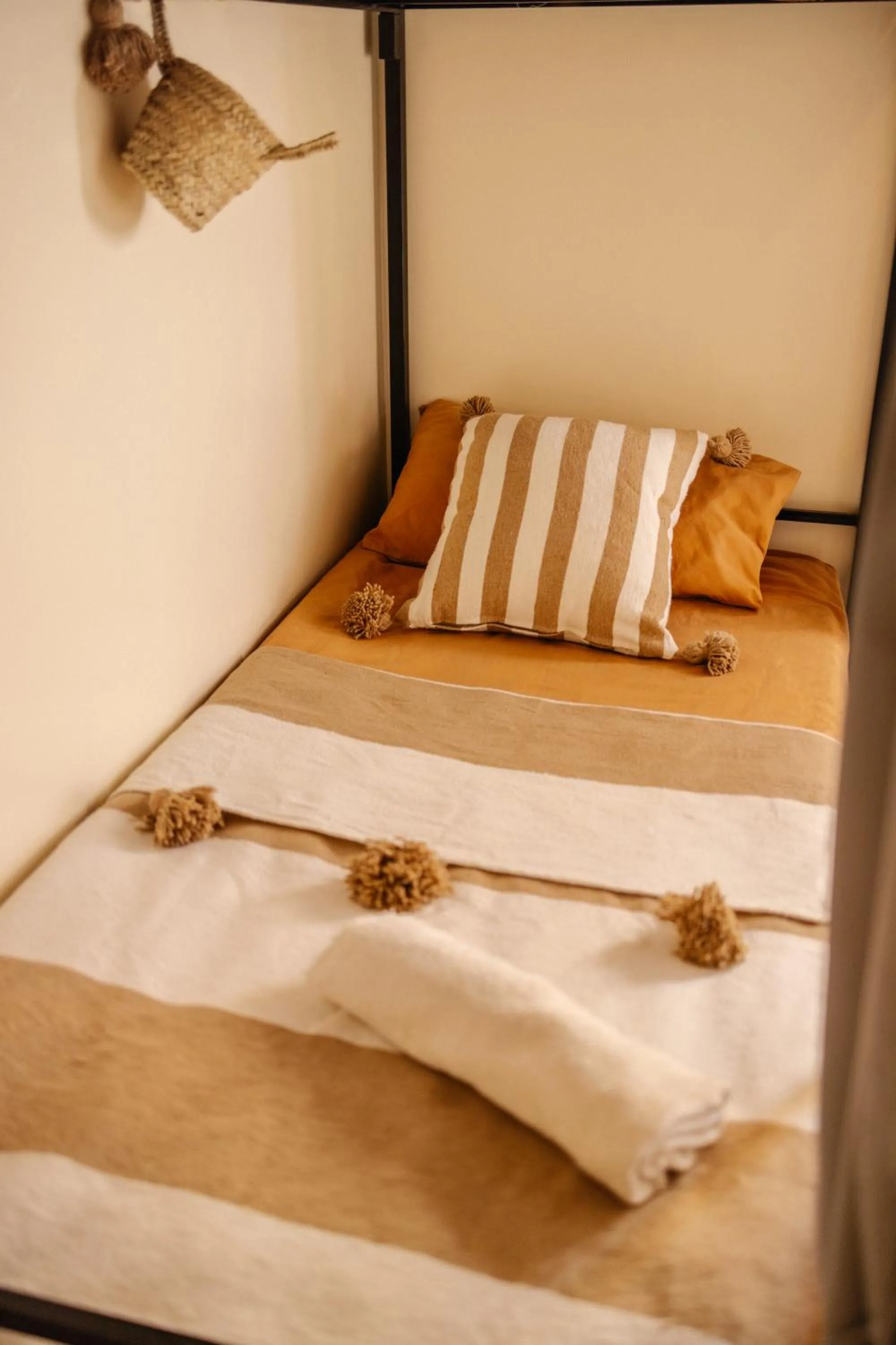 bunk bed, Bed in Sable beach surf camp Tamraght