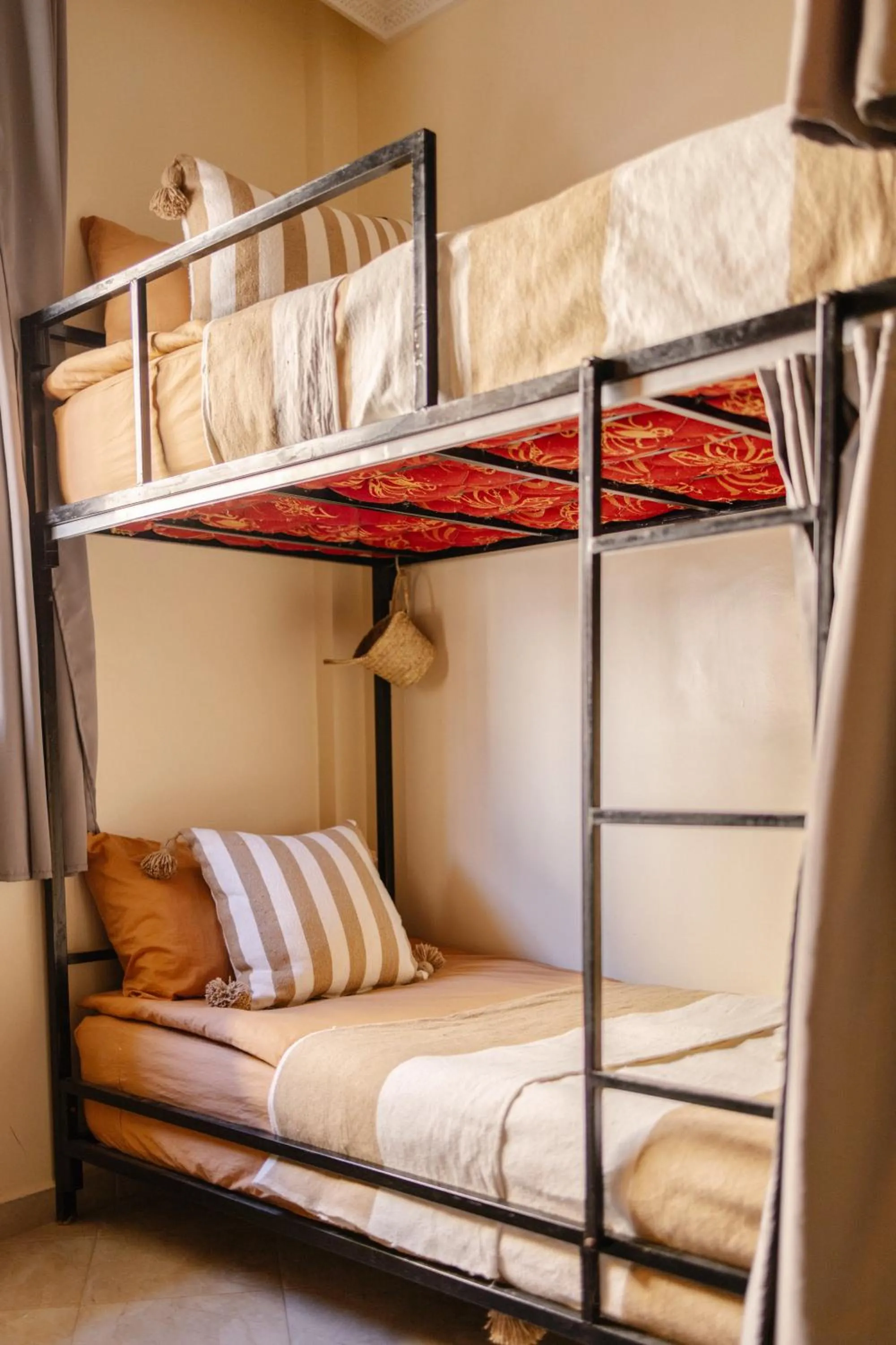 bunk bed, Bed in Sable beach surf camp Tamraght
