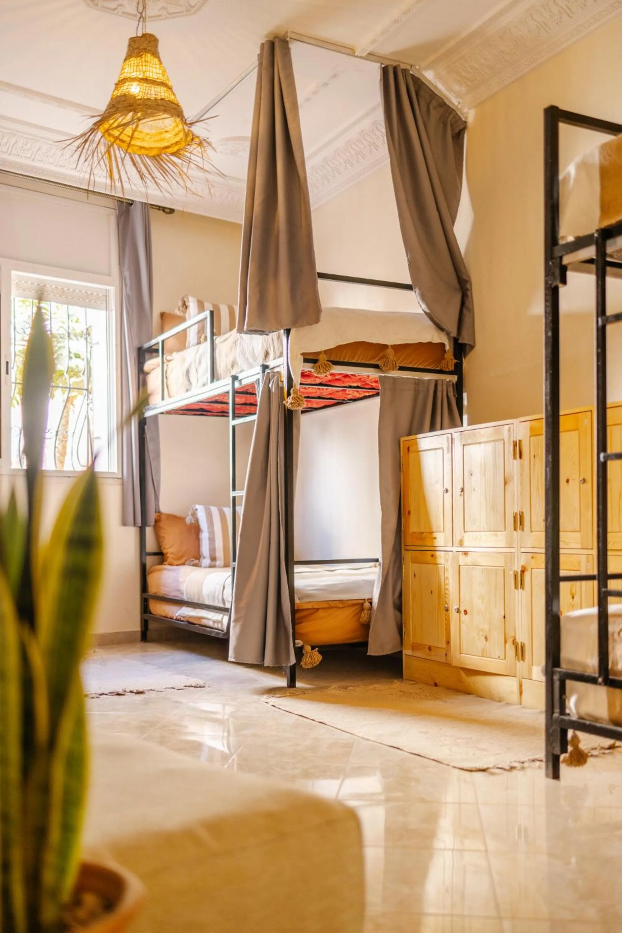 bunk bed, Bed in Sable beach surf camp Tamraght