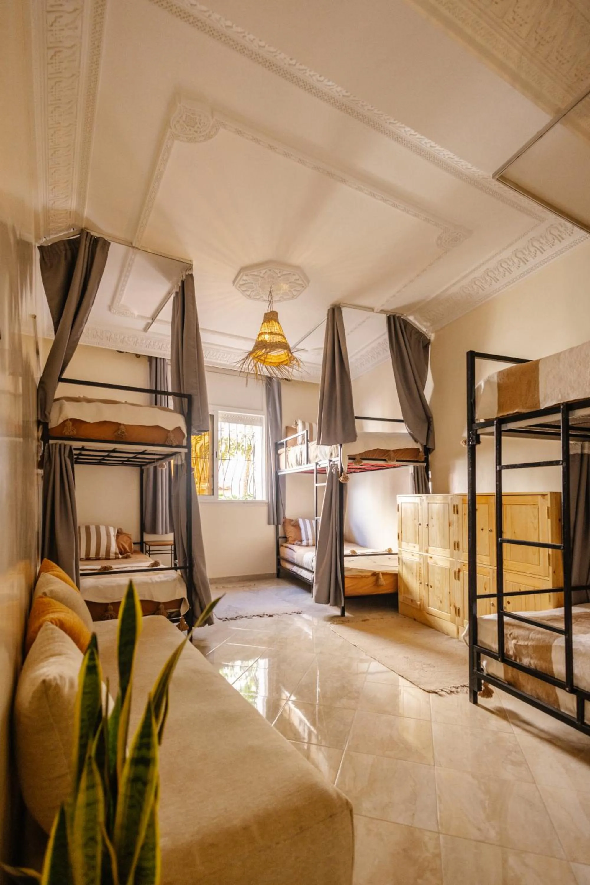 bunk bed, Bed in Sable beach surf camp Tamraght