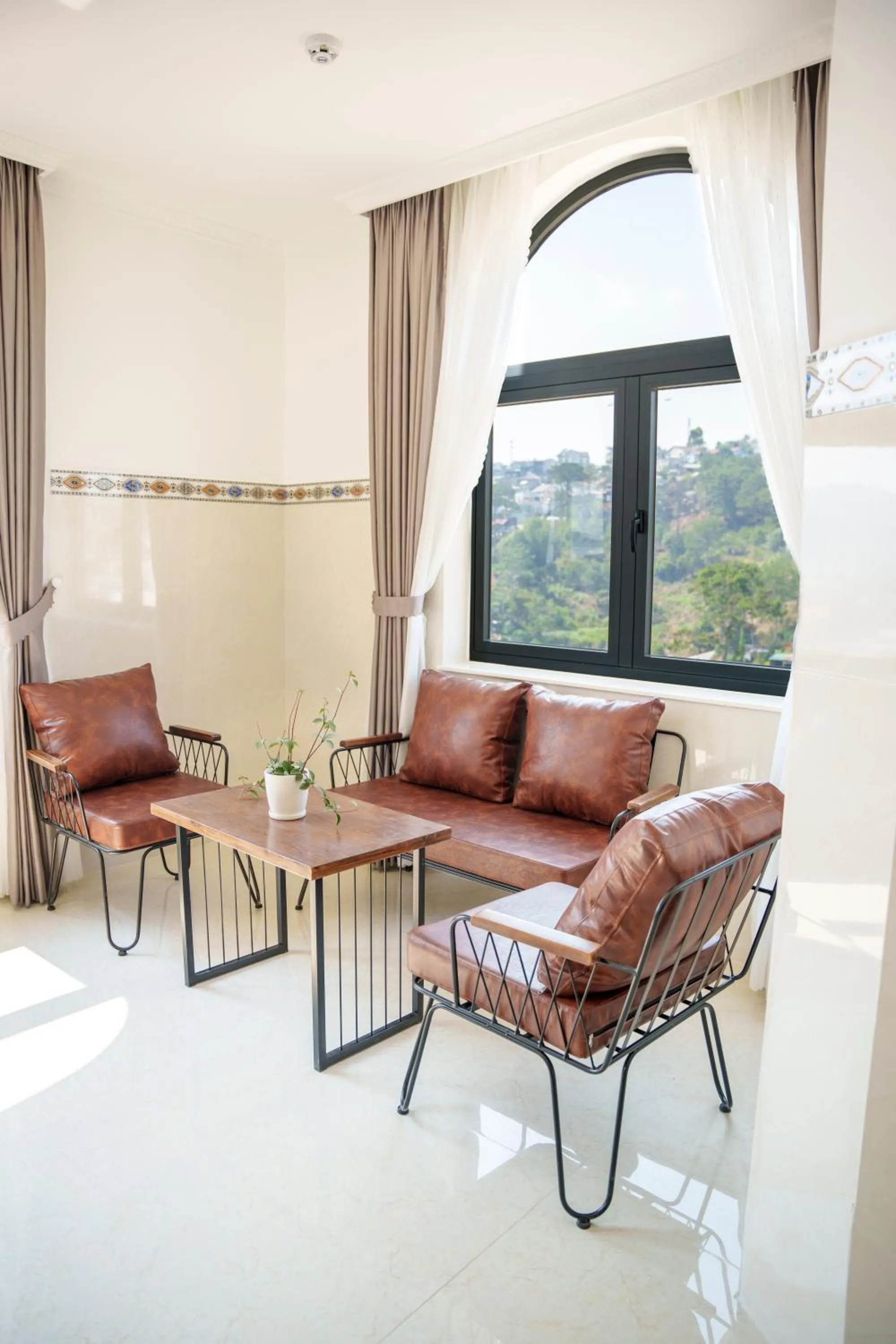 Living room in Serene Stay