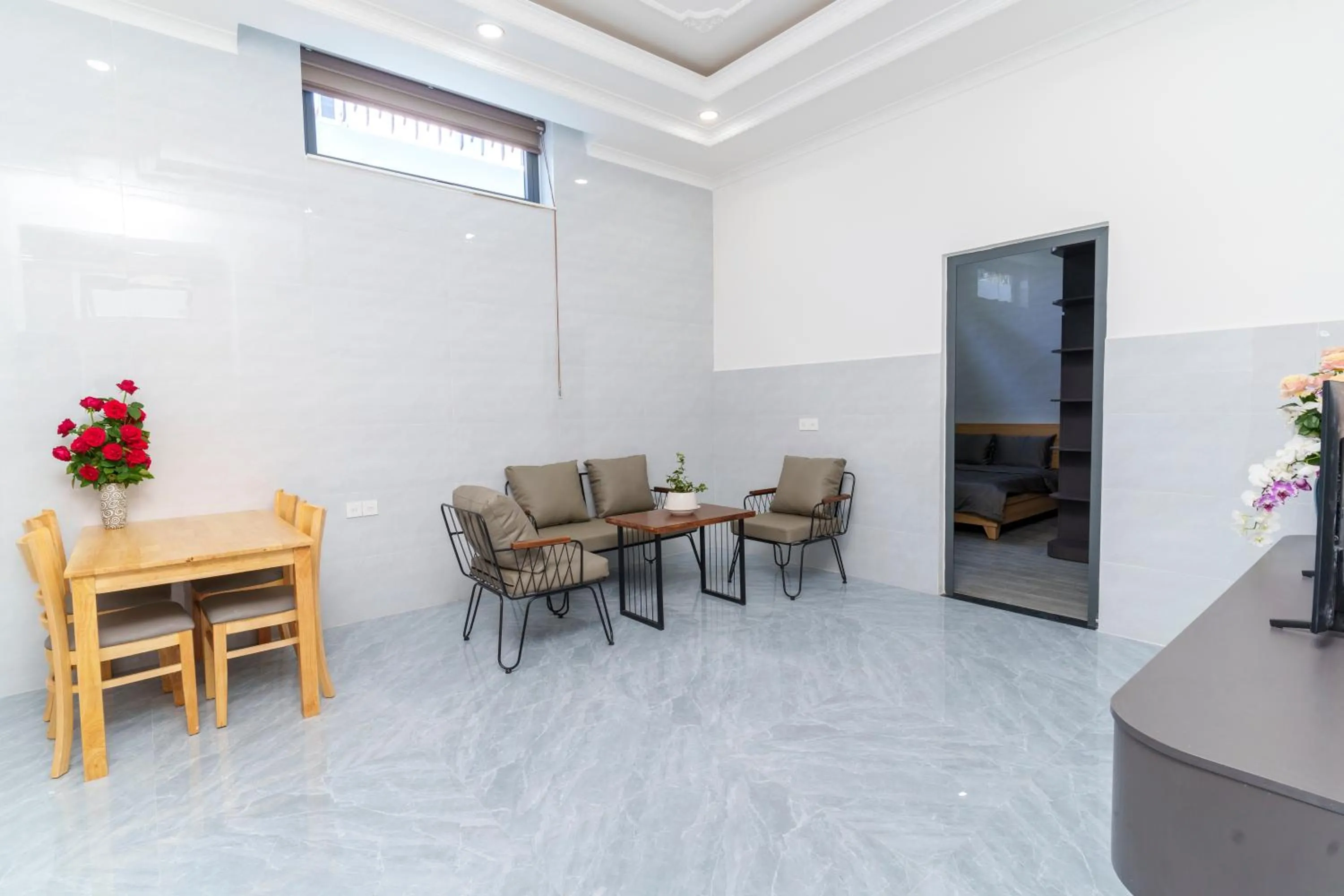 Living room in Serene Stay