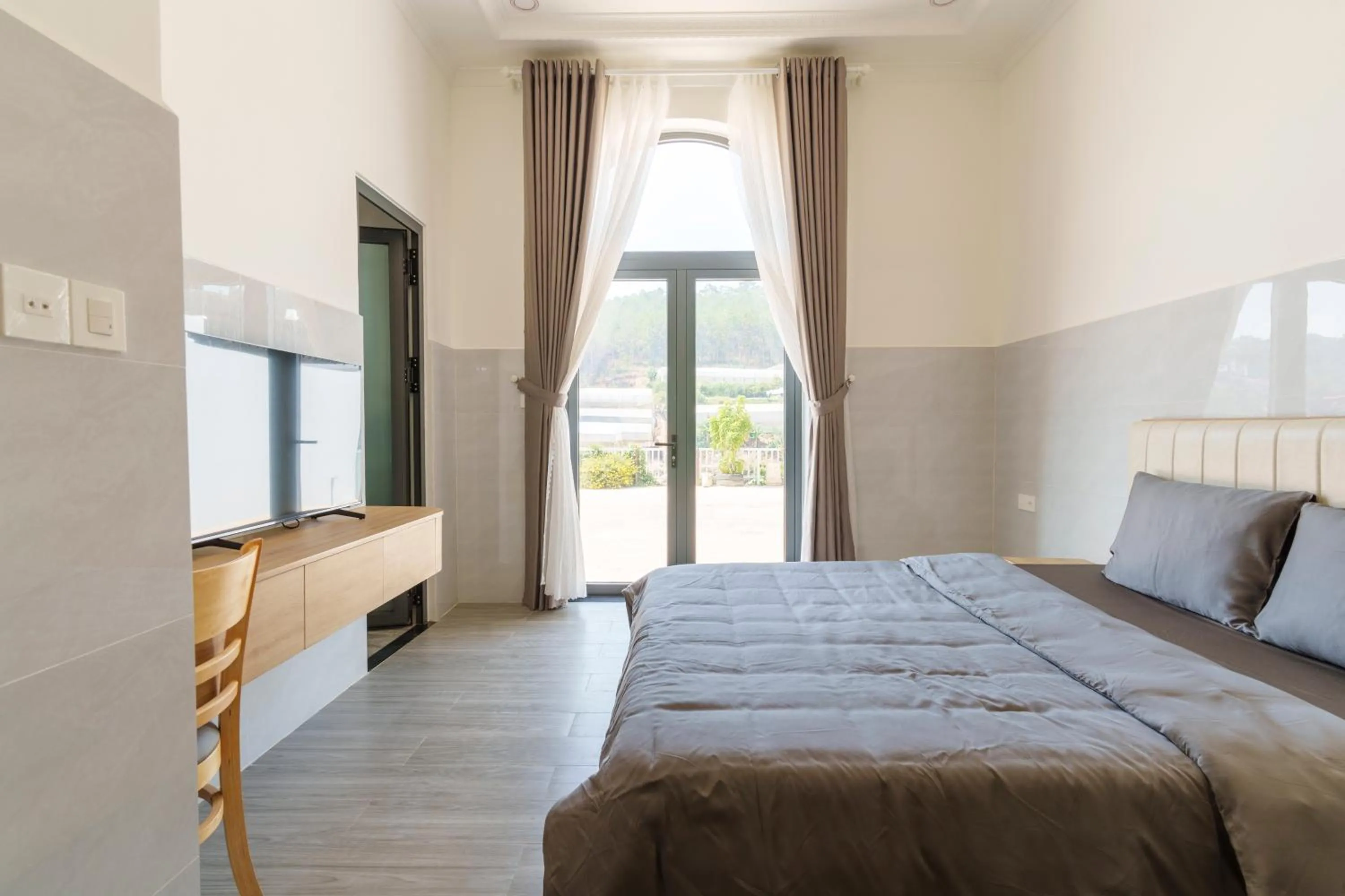 Bed in Serene Stay