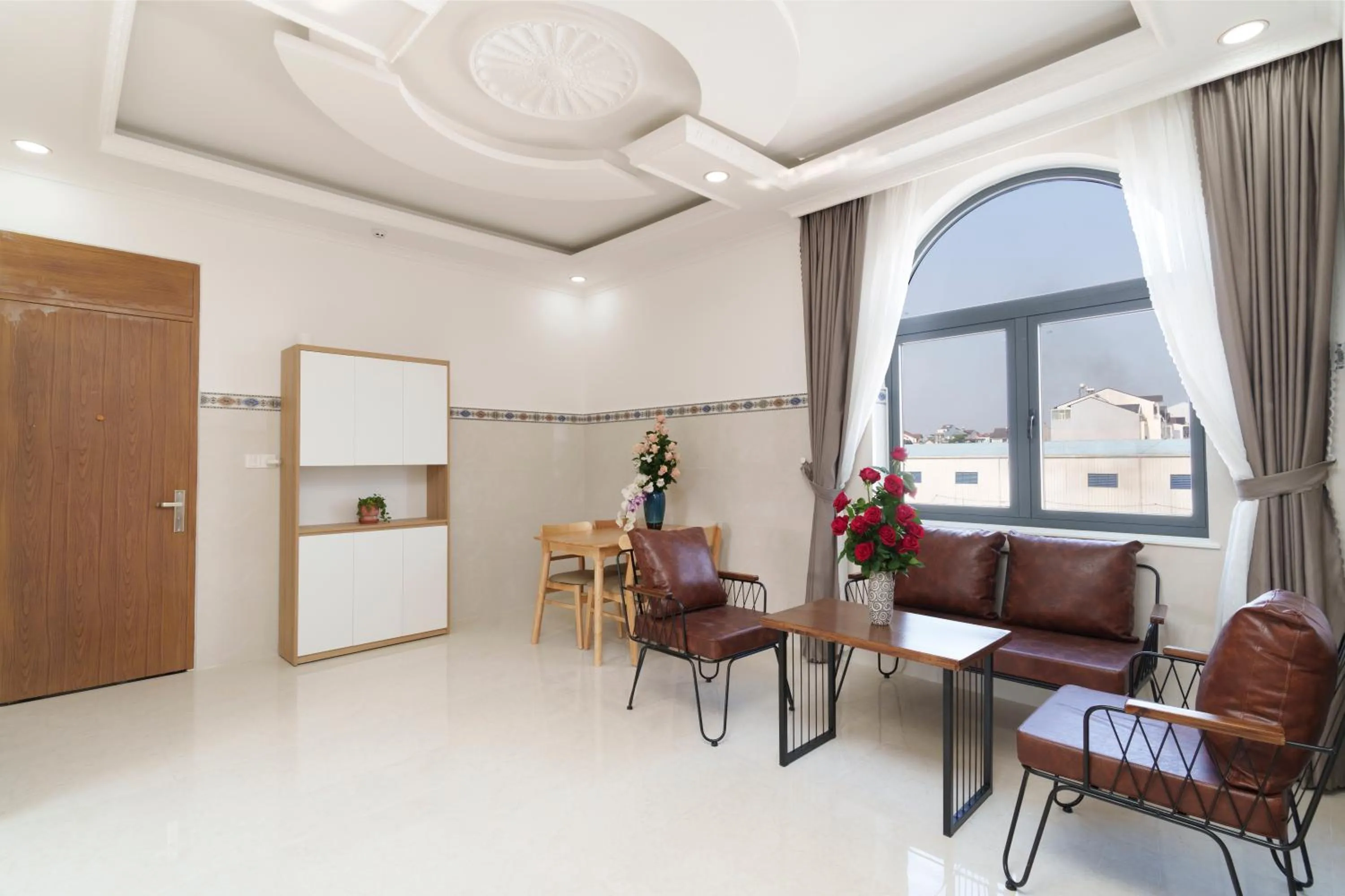 Living room in Serene Stay