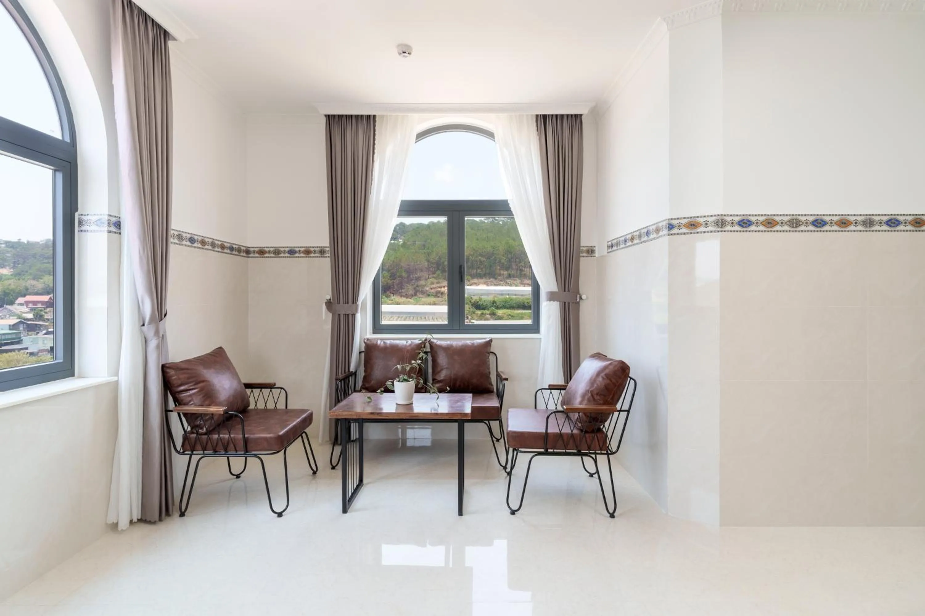 Living room in Serene Stay