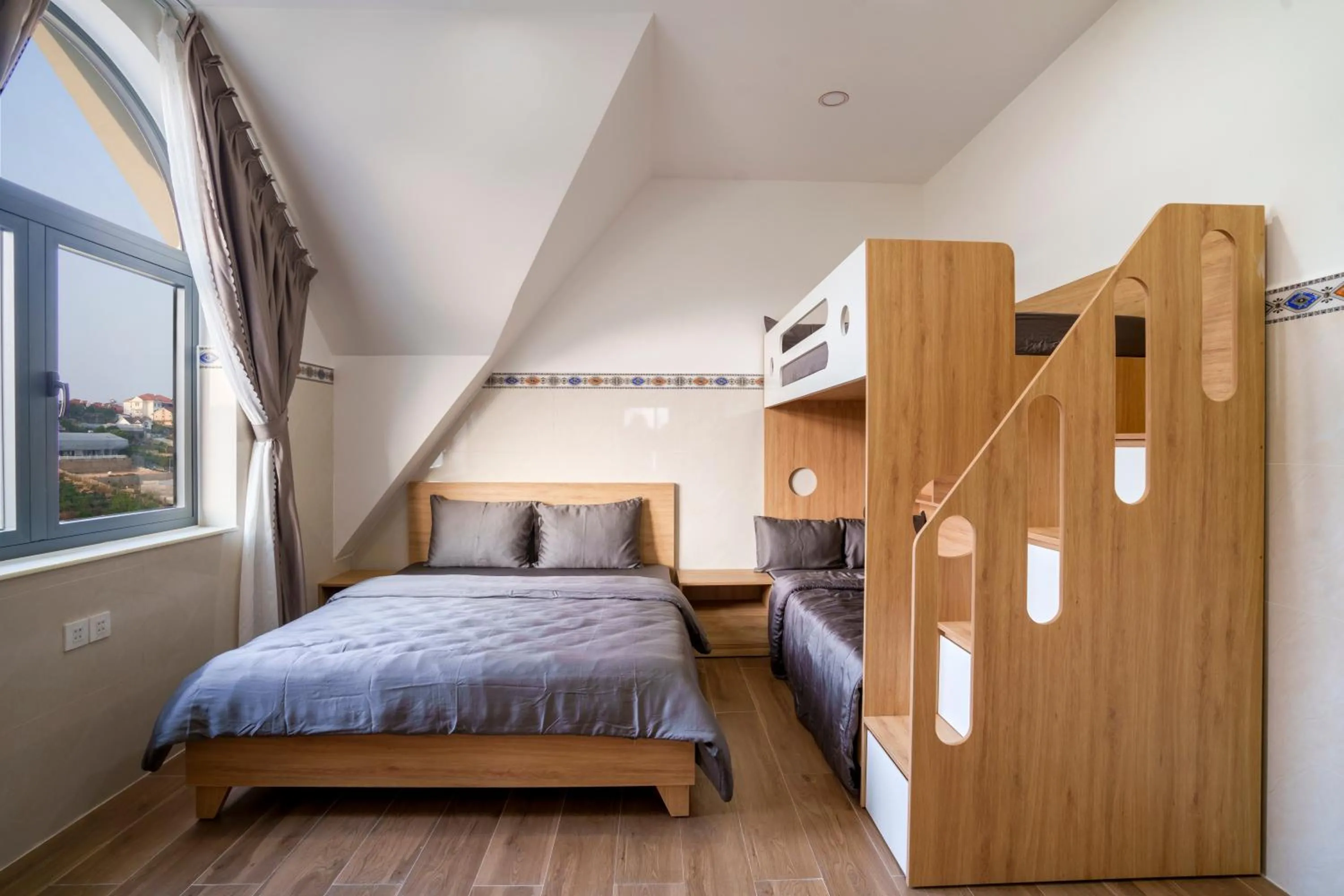 Bed in Serene Stay