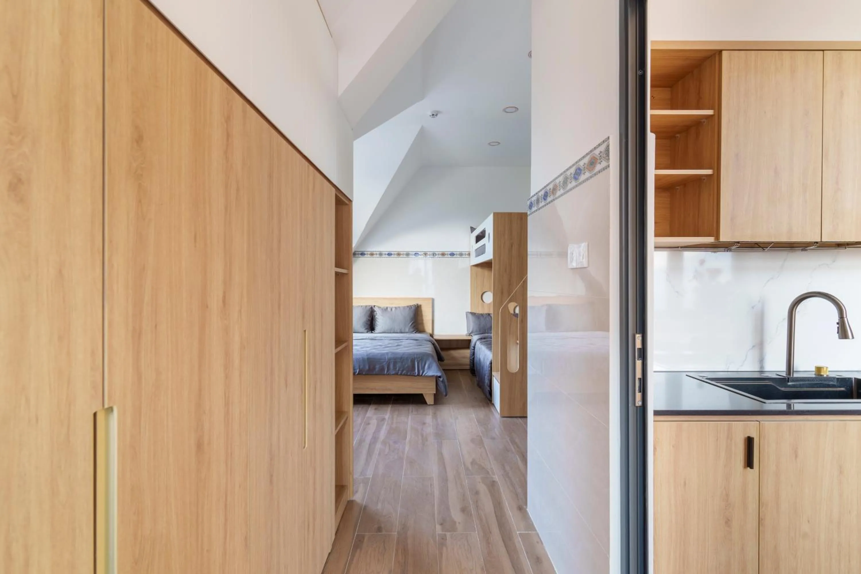 Bed in Serene Stay